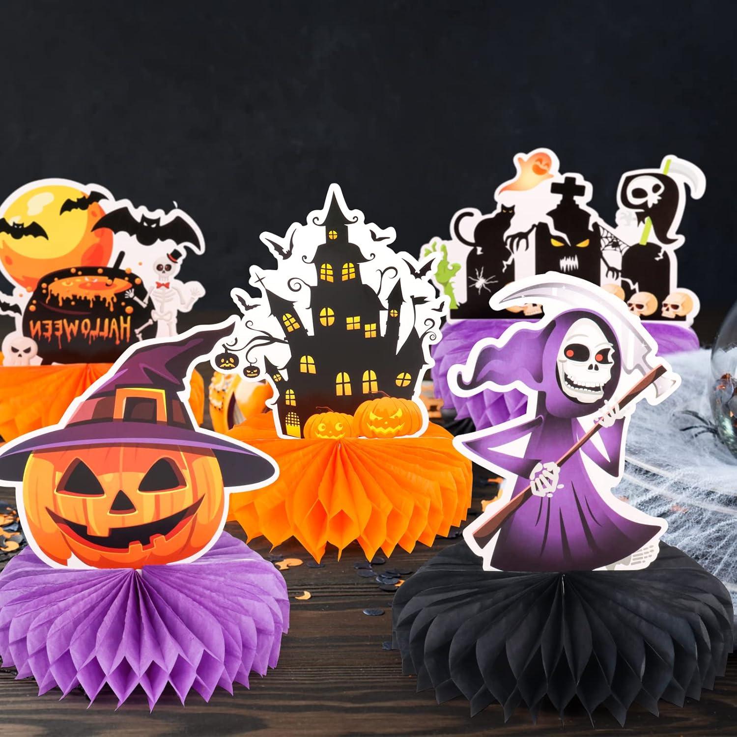 Centro de Mesa Halloween 9 Piezas Waenerec Decoración