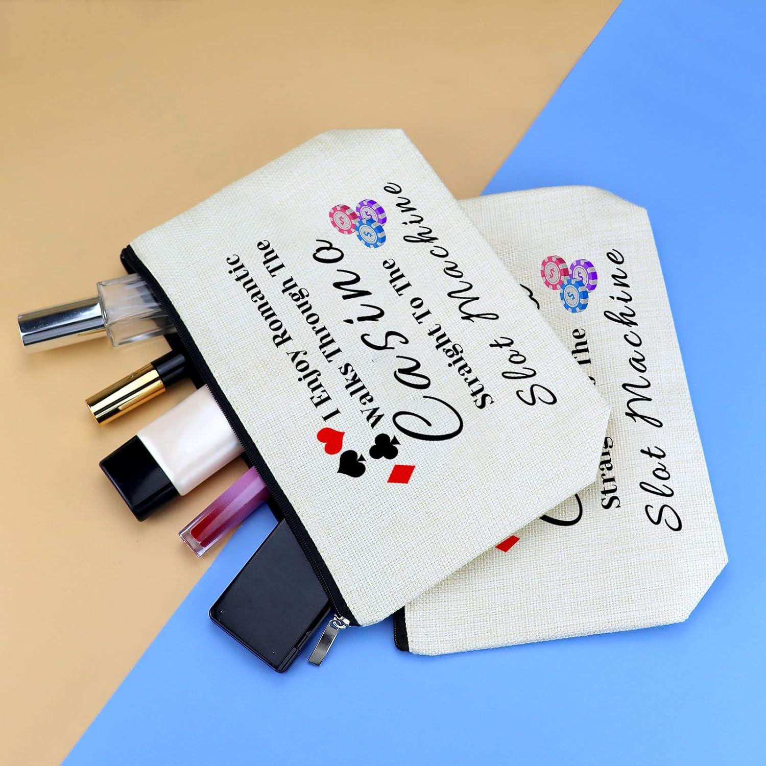 Bolsa de Maquillaje Mikela 2 Pcs para Amantes del Casino