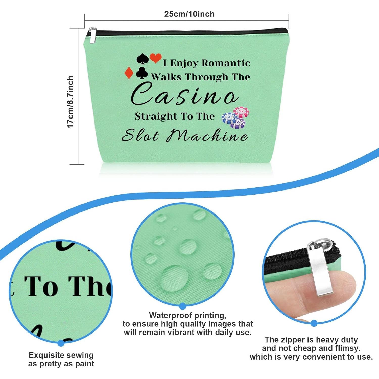 Bolsa de Maquillaje Verde Mikela para Jugadores 25x17cm