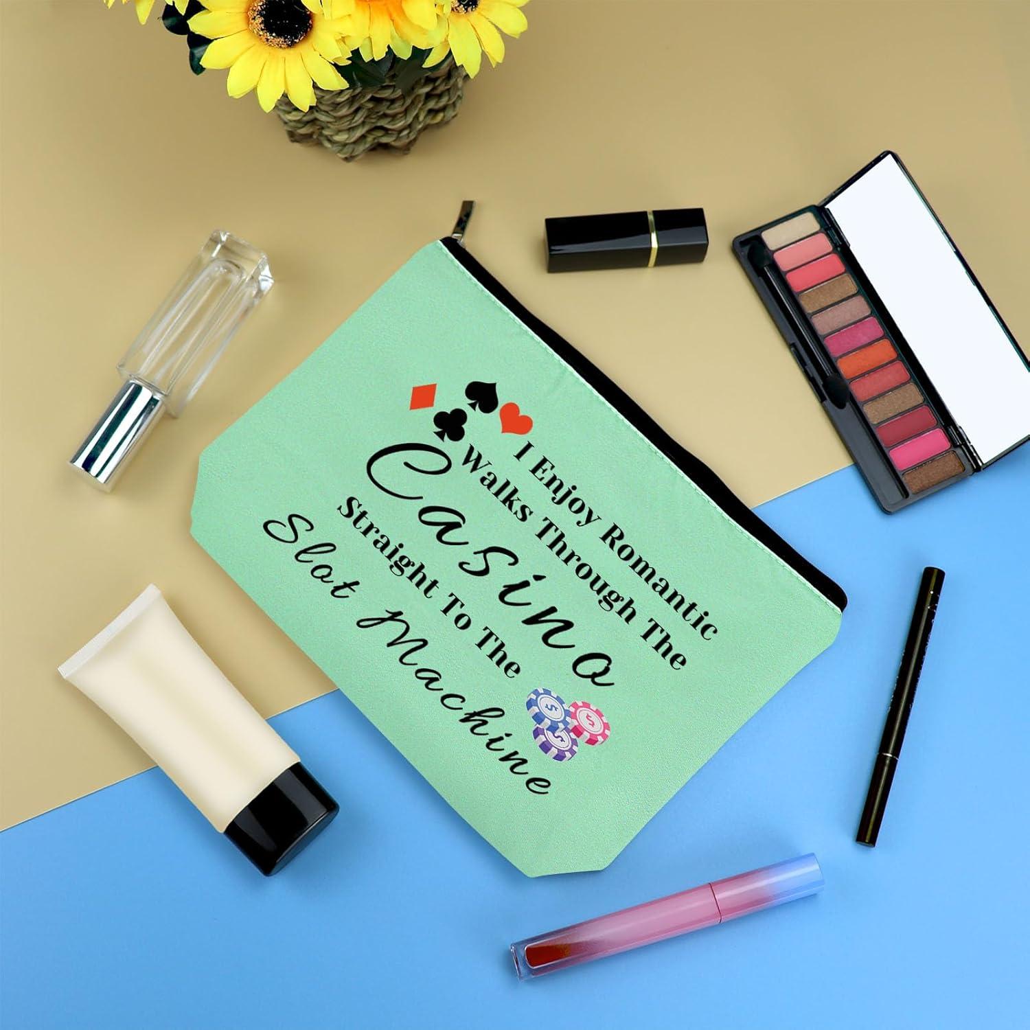 Bolsa de Maquillaje Verde Mikela para Jugadores 25x17cm