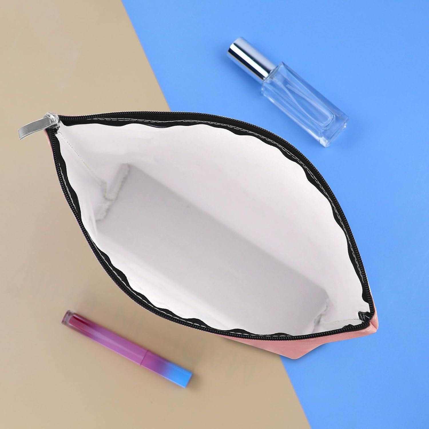 Bolsa de Maquillaje Rosa para Jugadoras de Casino 25x17cm