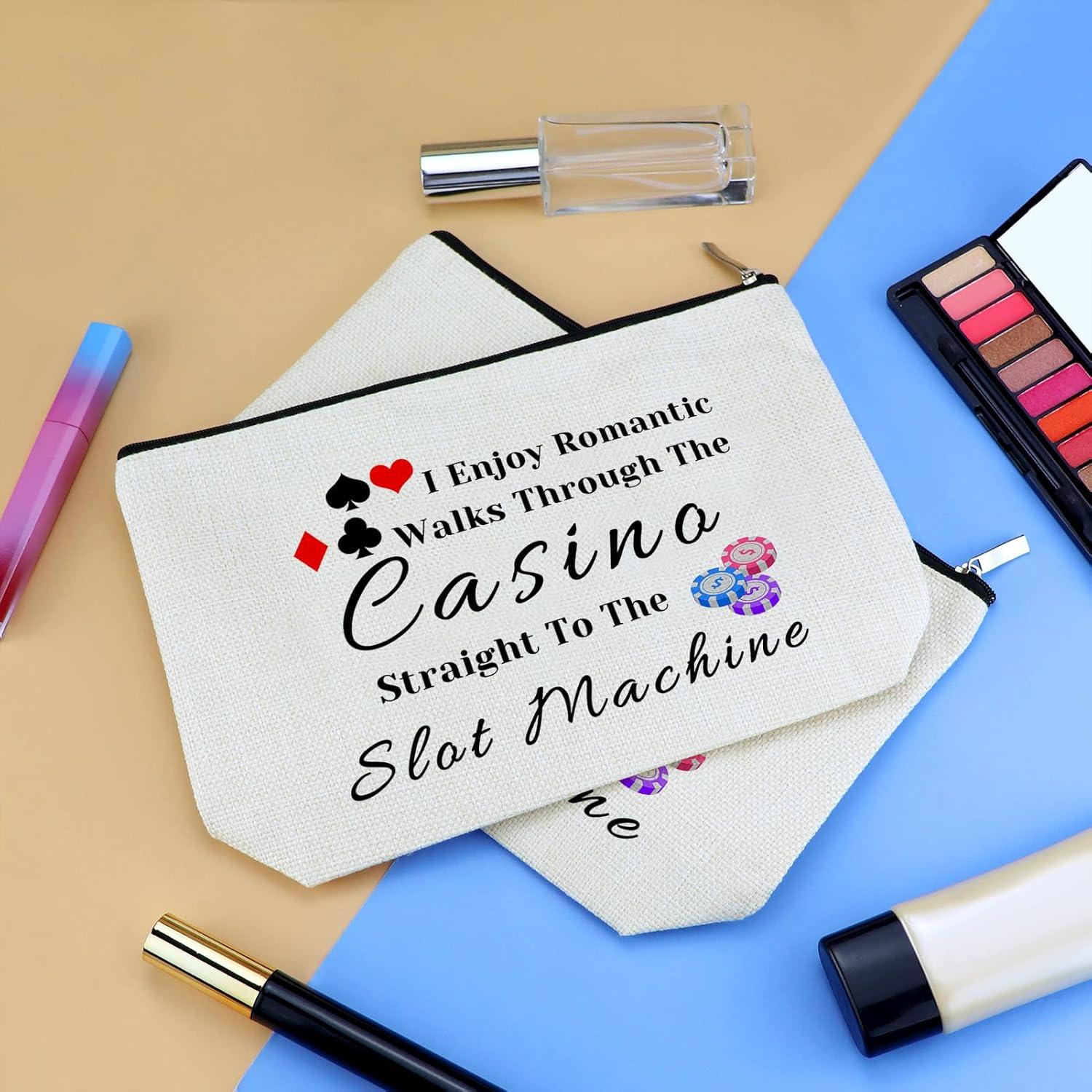 Bolsa de Maquillaje Mikela 2 Pcs para Amantes del Casino