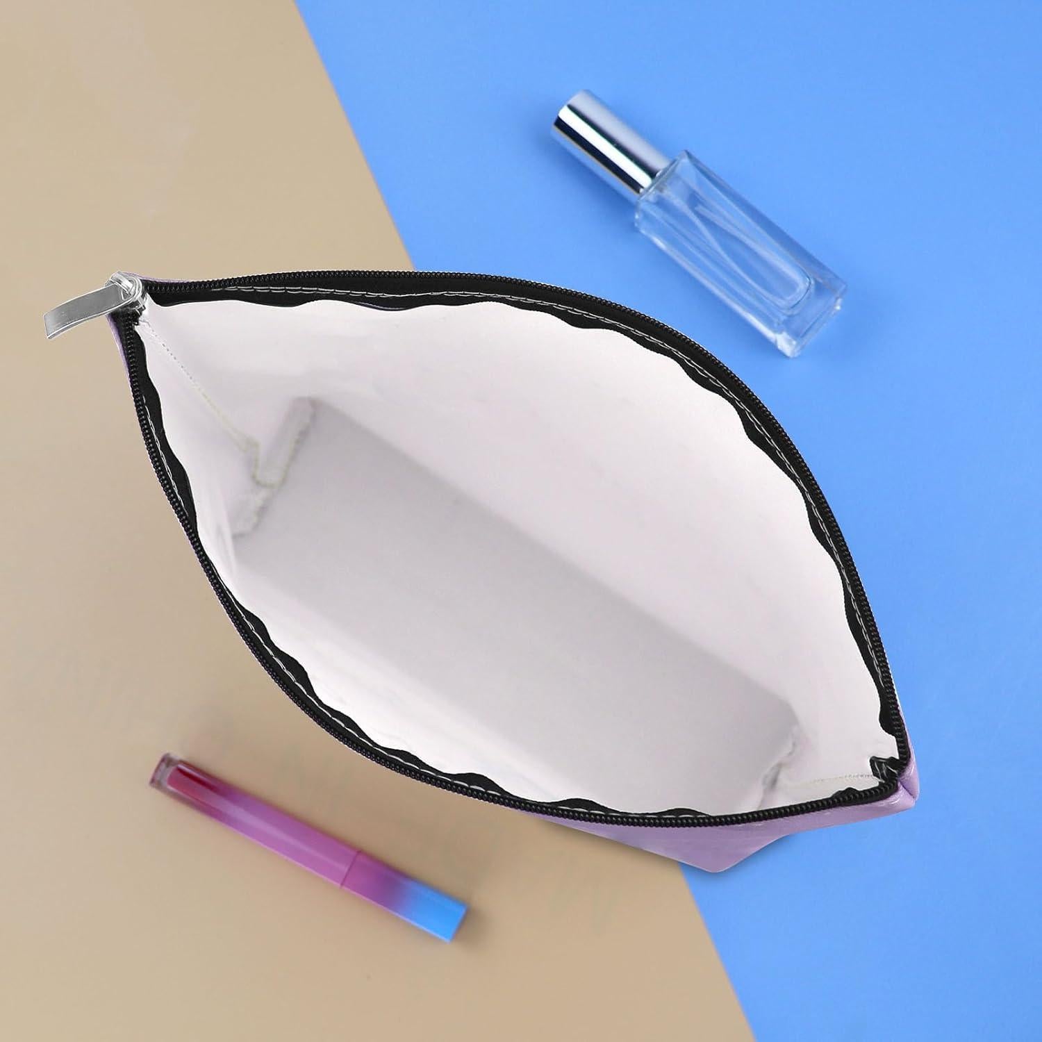 Bolsa de Maquillaje Morada para Jugadores de Casino 25x17cm