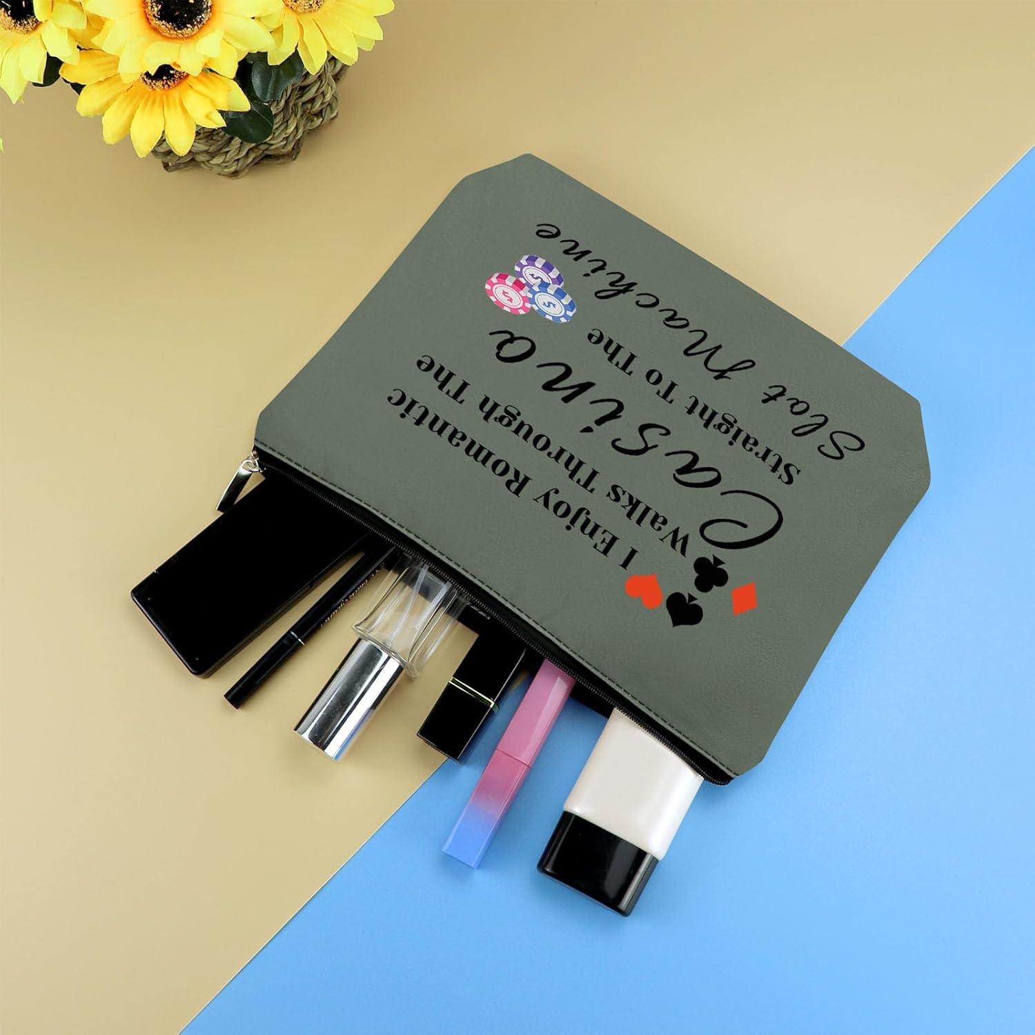 Bolsa de Maquillaje para Jugadoras Mikela Gris 25x17 cm