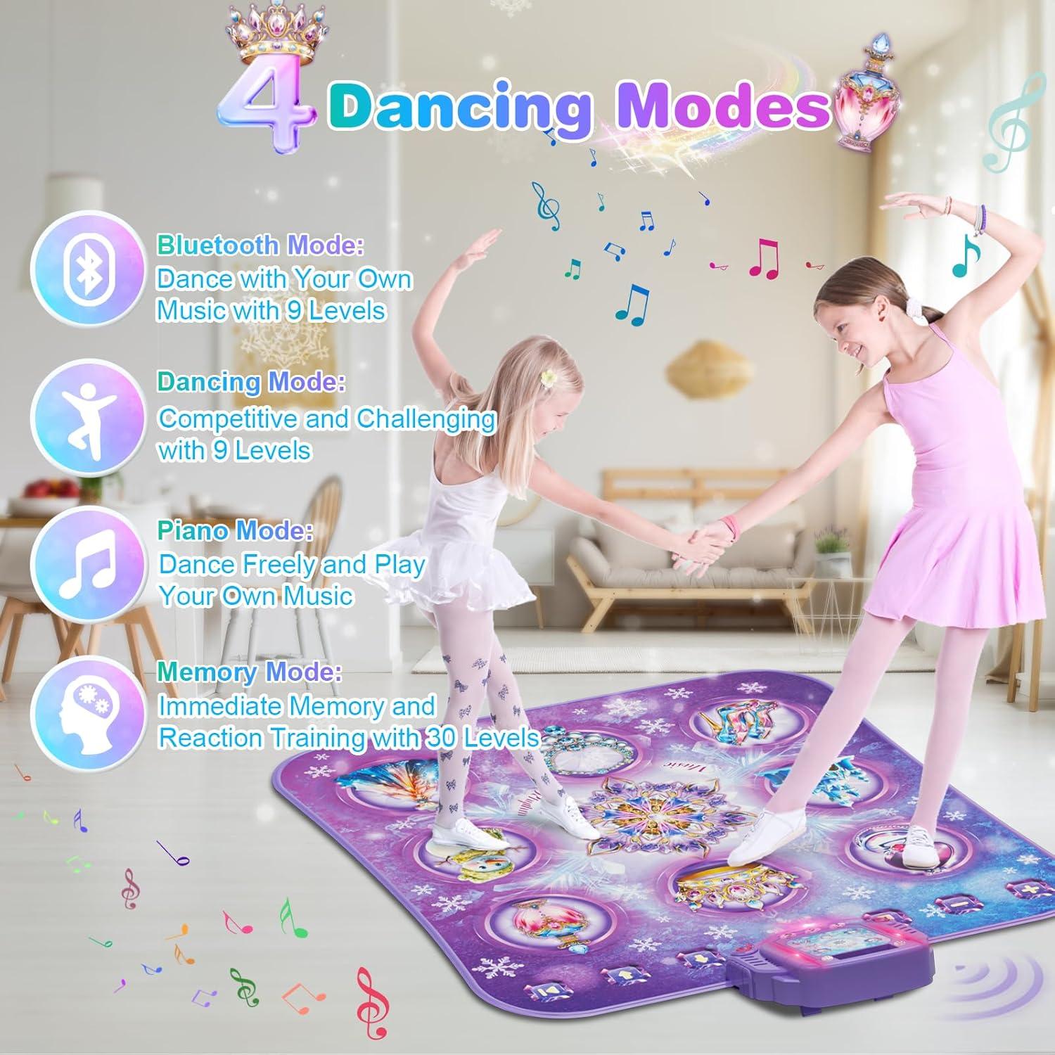 Alfombra de Baile Inalámbrica Surelect Morada 103x85cm