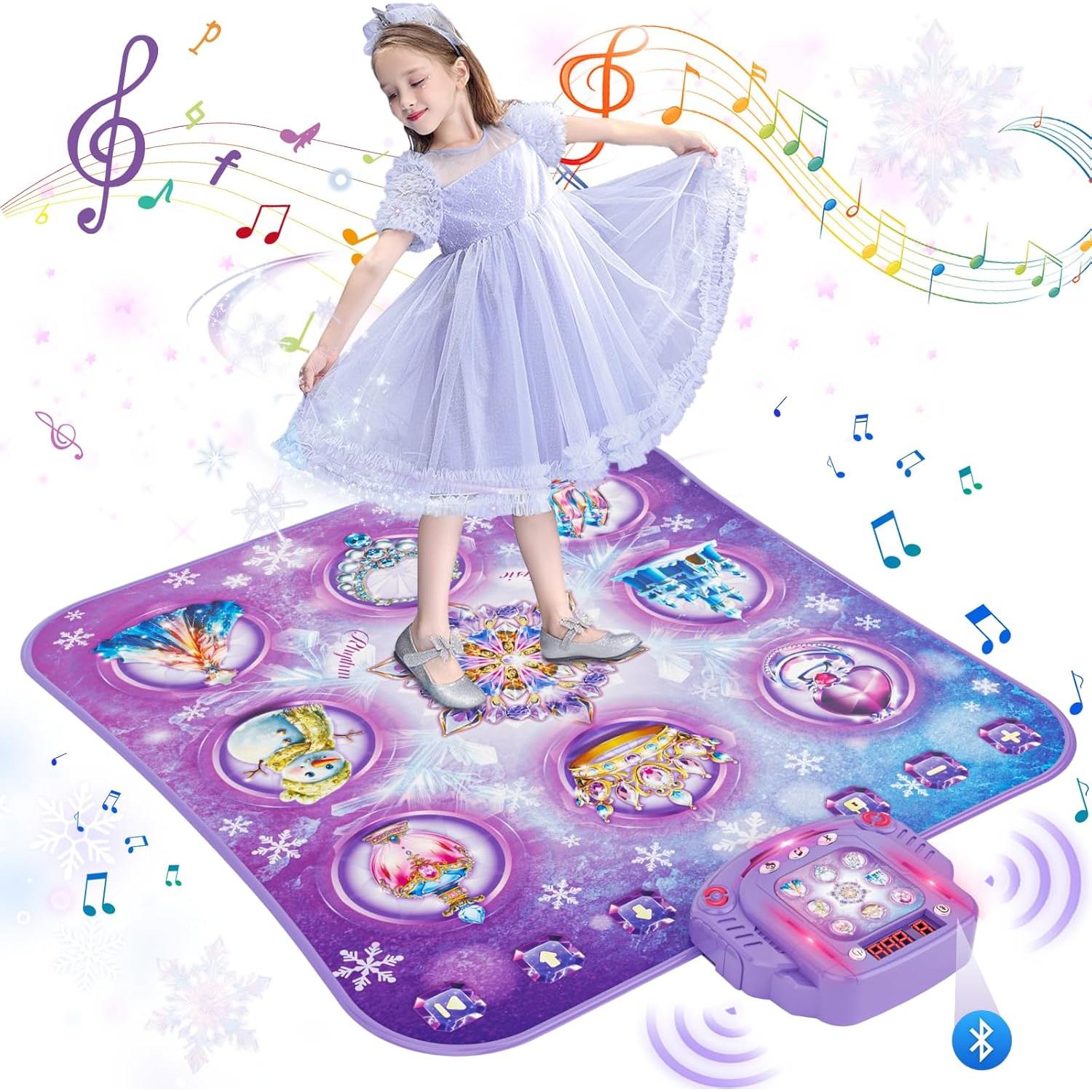 Alfombra de Baile Inalámbrica Surelect Morada 103x85cm