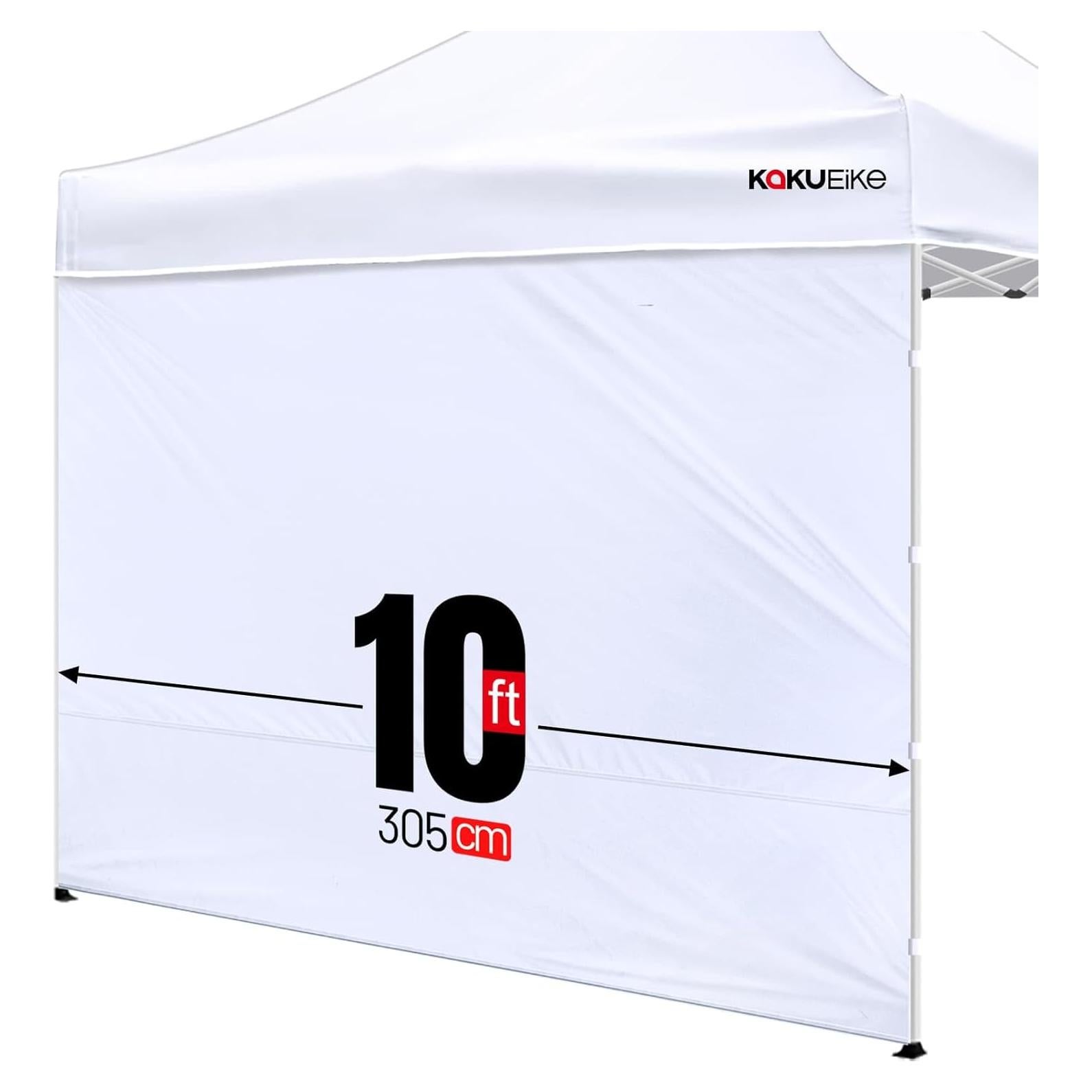 Pared Lateral de Carpa 600D KaKuEike 304.8x218.4cm Blanca