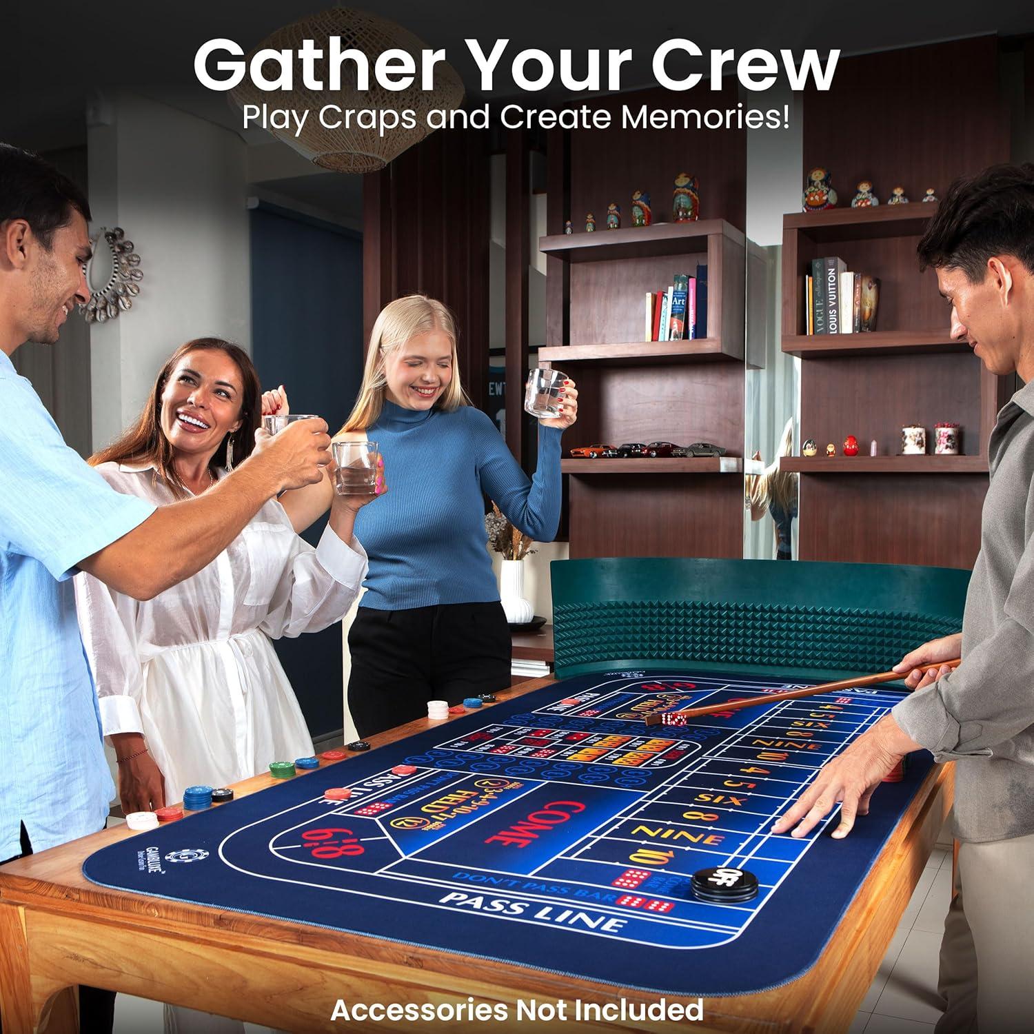 Tapete de Craps Scansoft 70x35 cm Antideslizante Azul