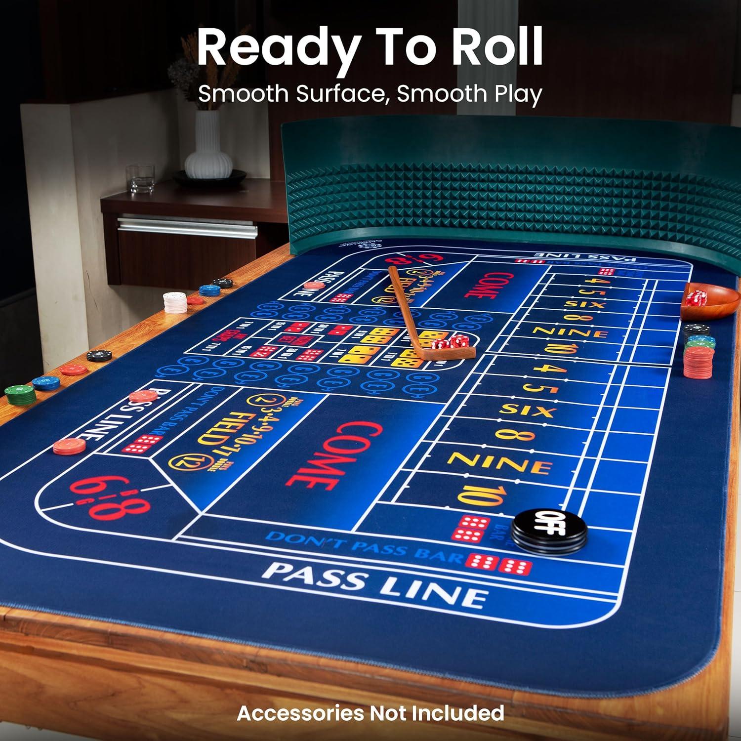 Tapete de Craps Scansoft 70x35 cm Antideslizante Azul