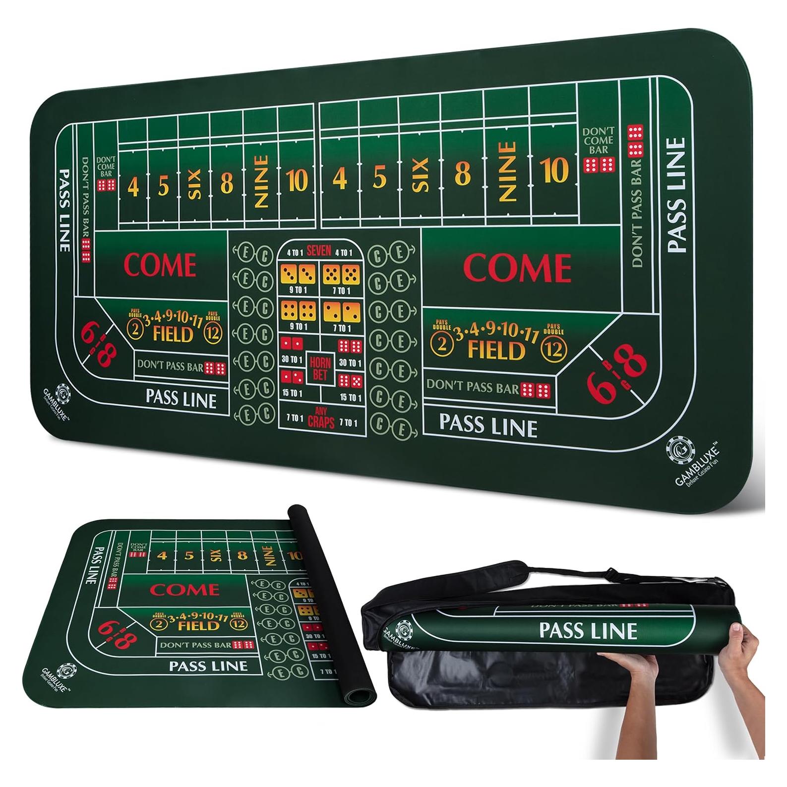 Tapete de Craps Scansoft 70x35 cm Antideslizante Verde