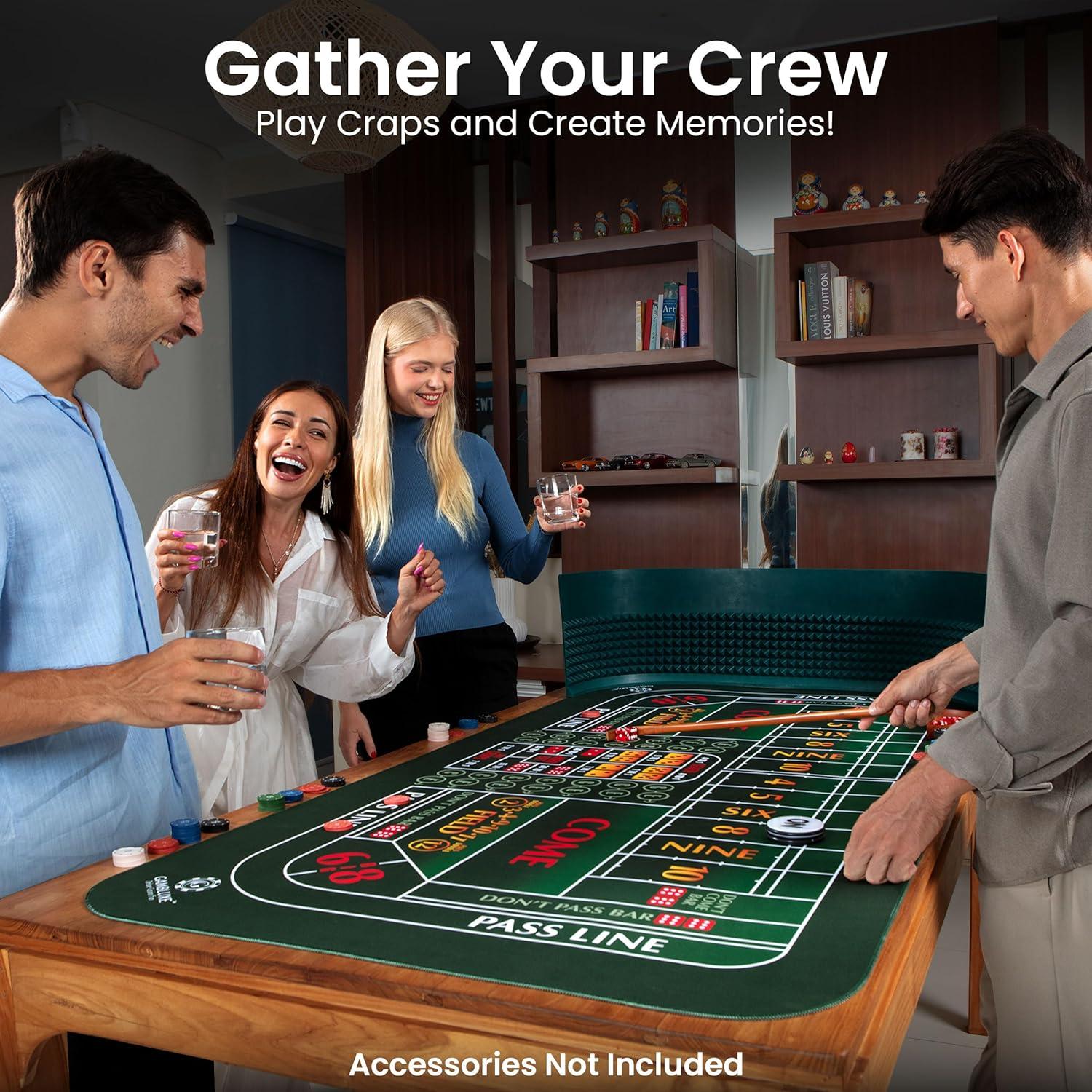 Tapete de Craps Scansoft 70x35 cm Antideslizante Verde