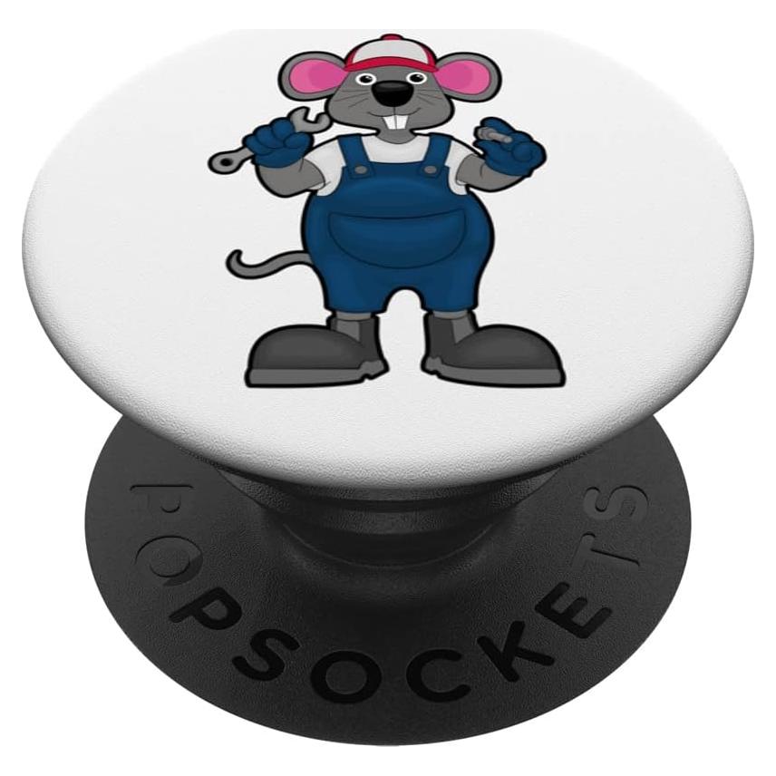 Mouse Mecánico PopSockets Estándar Negro 13.6g