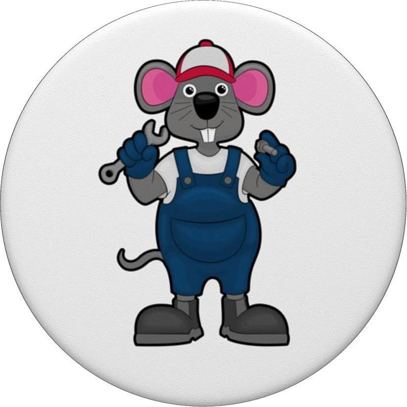 Mouse Mecánico PopSockets Estándar Negro 13.6g