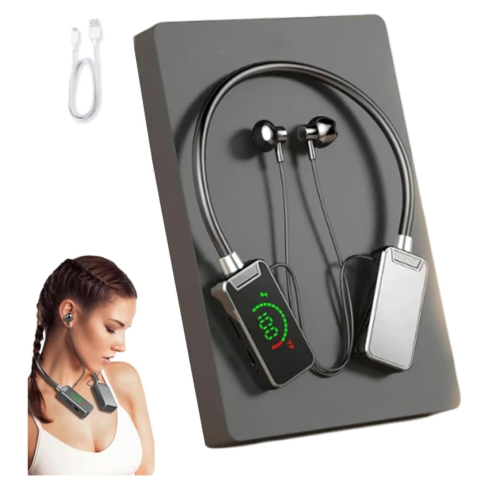 Auriculares Bluetooth Karaoke Deportivos Foihletpath - Negro