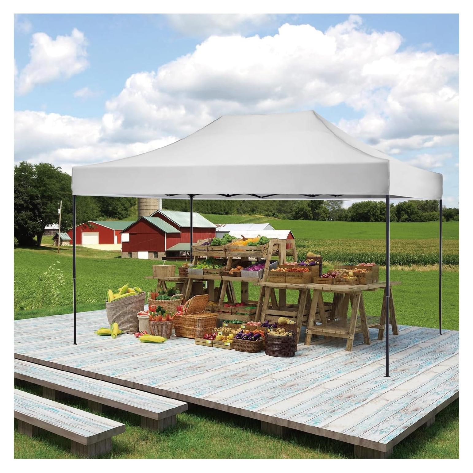 Tienda de campaña pop-up AMERICAN PHOENIX 10x15 m blanca