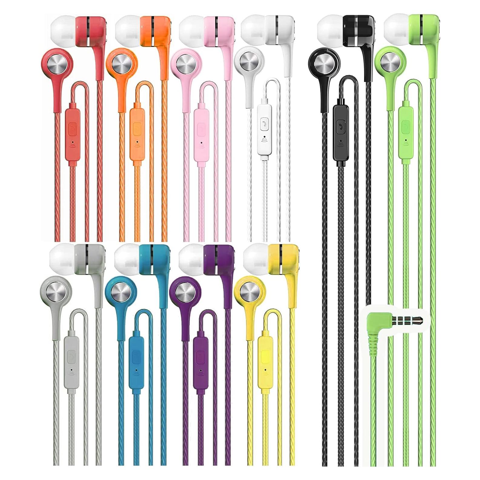 Auriculares Maeline XB00 con Micrófono, Aislamiento de Ruido, 100 Unidades