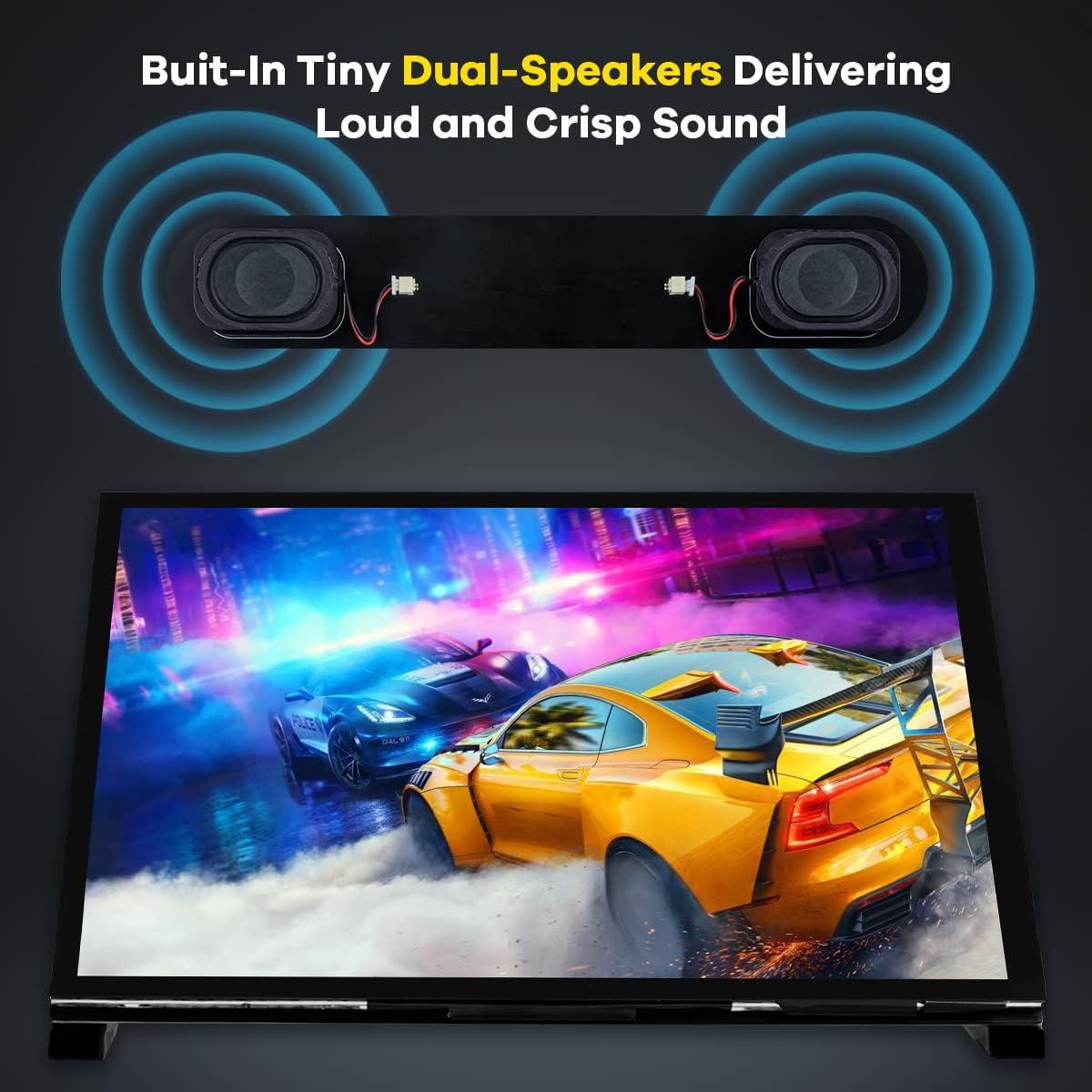 Monitor Táctil 7" IPS Hosyond 1024x600 para Raspberry Pi