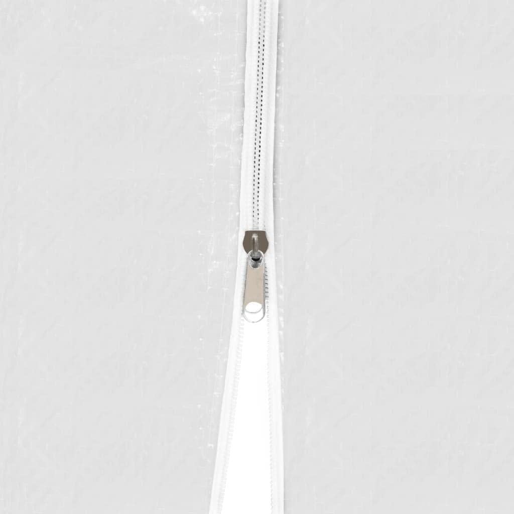 Carpa de Fiesta WEHUOSIF 2.99m x 2.99m Blanca con Paneles