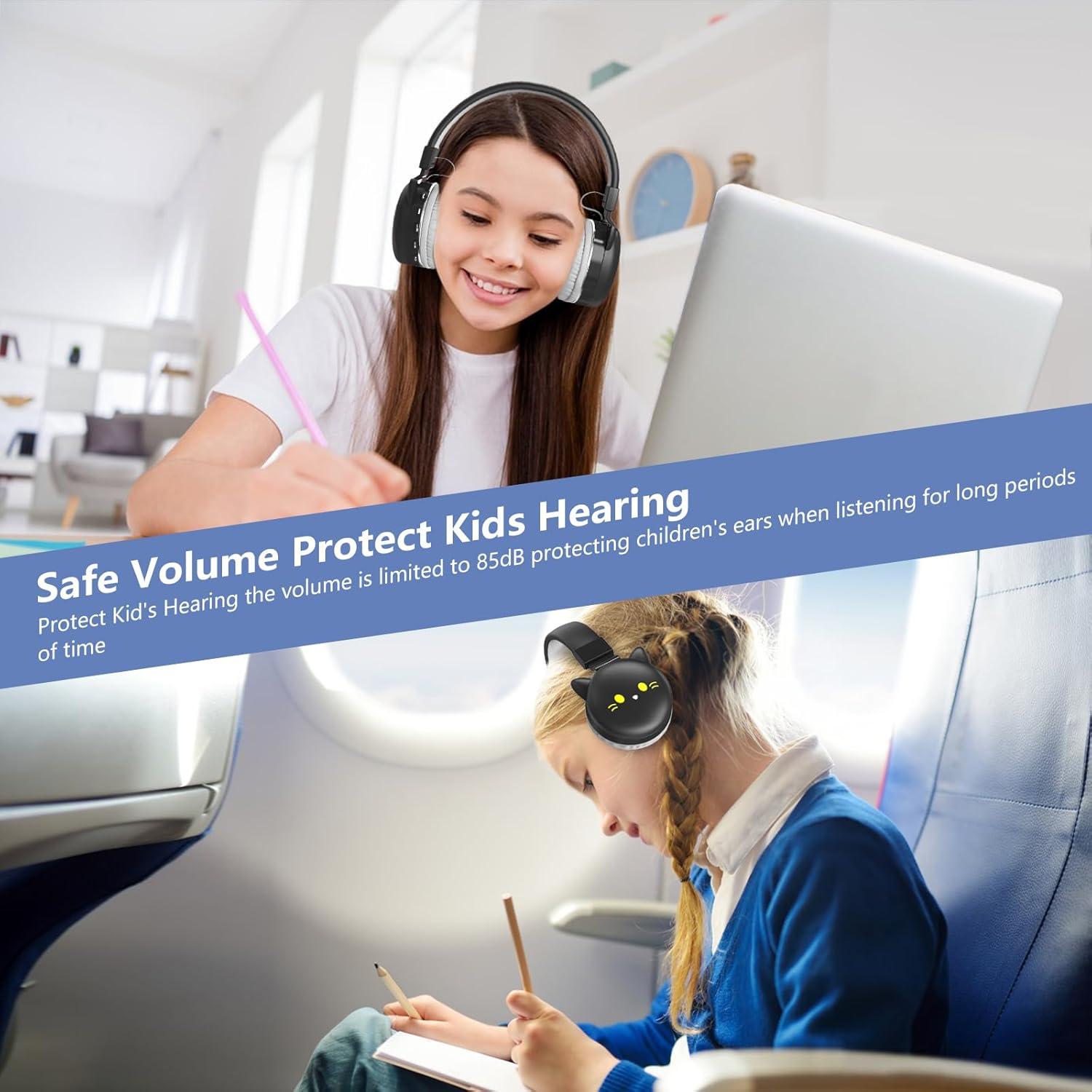 Auriculares Inalámbricos Niños Senshao YLFS-09BT 85dB Bluetooth 5.3