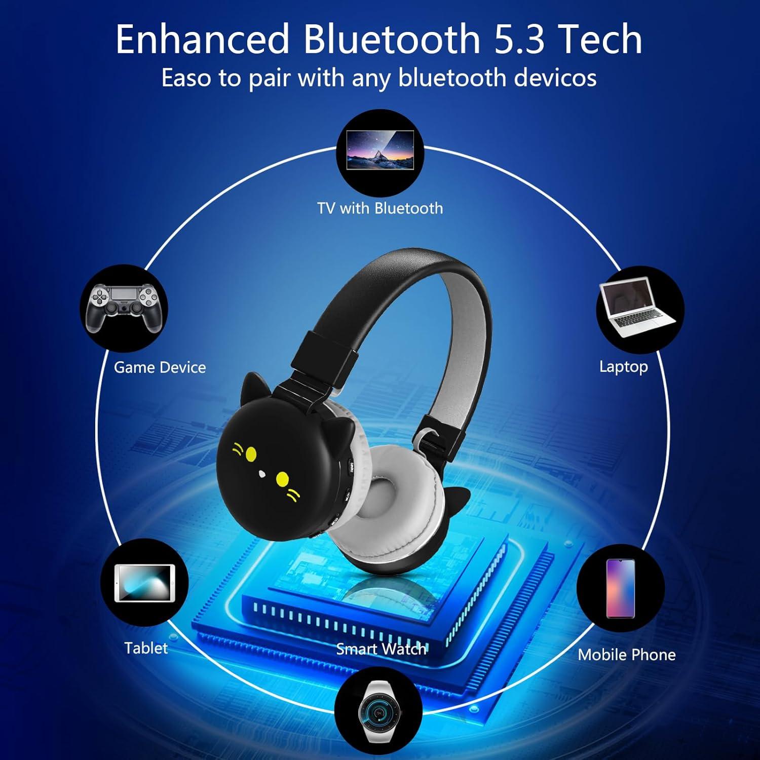 Auriculares Inalámbricos Niños Senshao YLFS-09BT 85dB Bluetooth 5.3