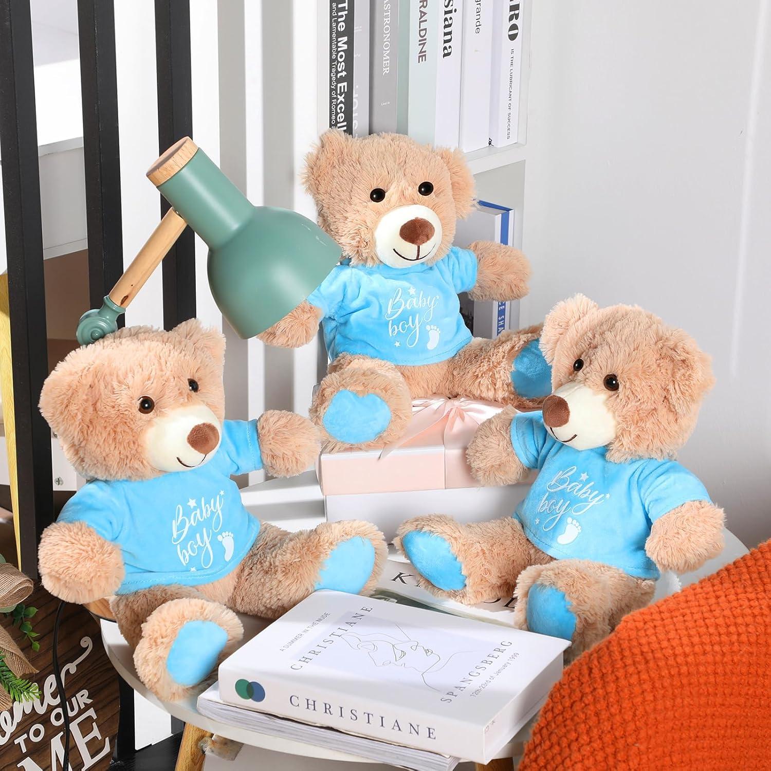 Osos de Peluche Lenwen 10 Pcs 35,56 cm para Baby Shower