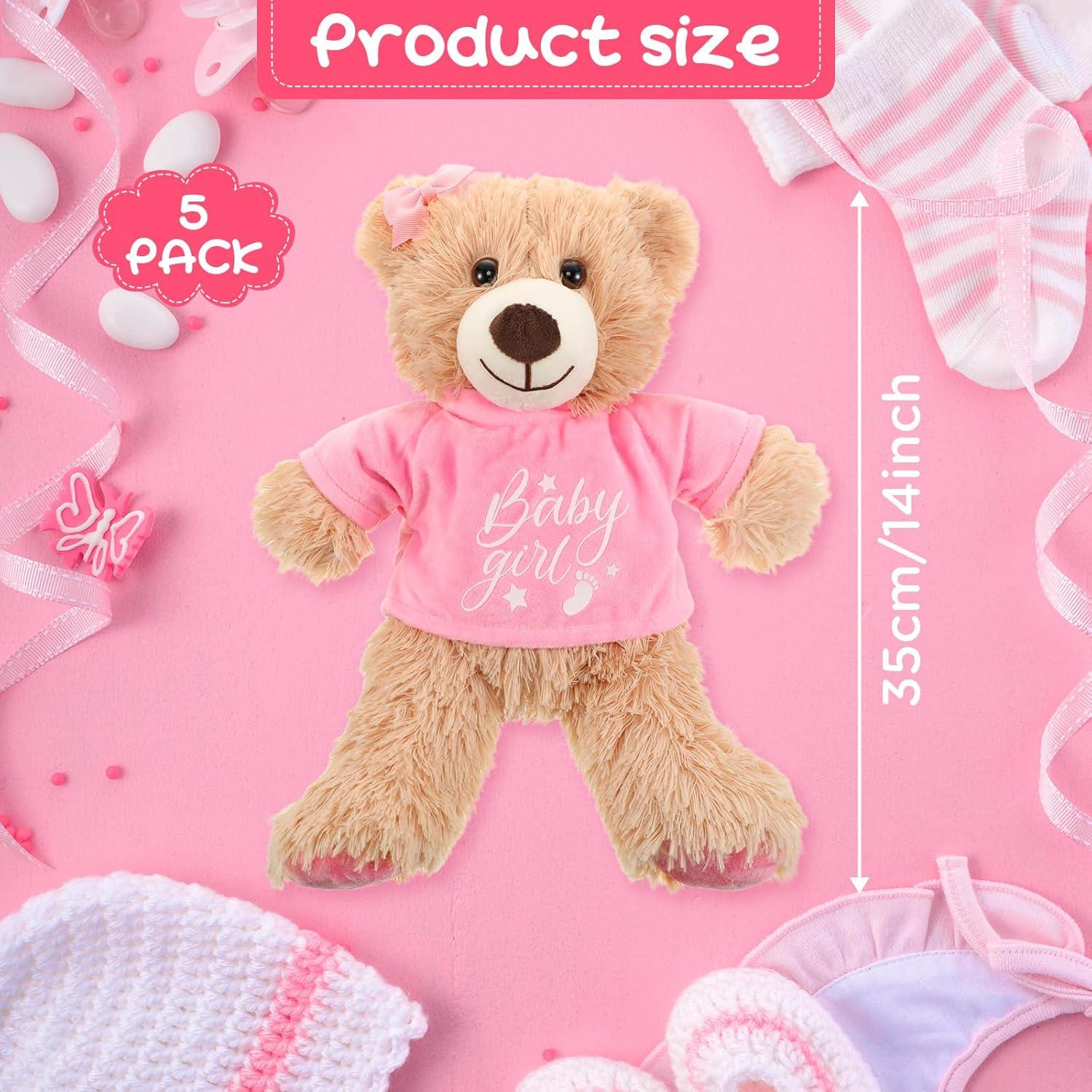 Ositos de Peluche Lenwen 10 Pcs 35,56 cm para Baby Shower