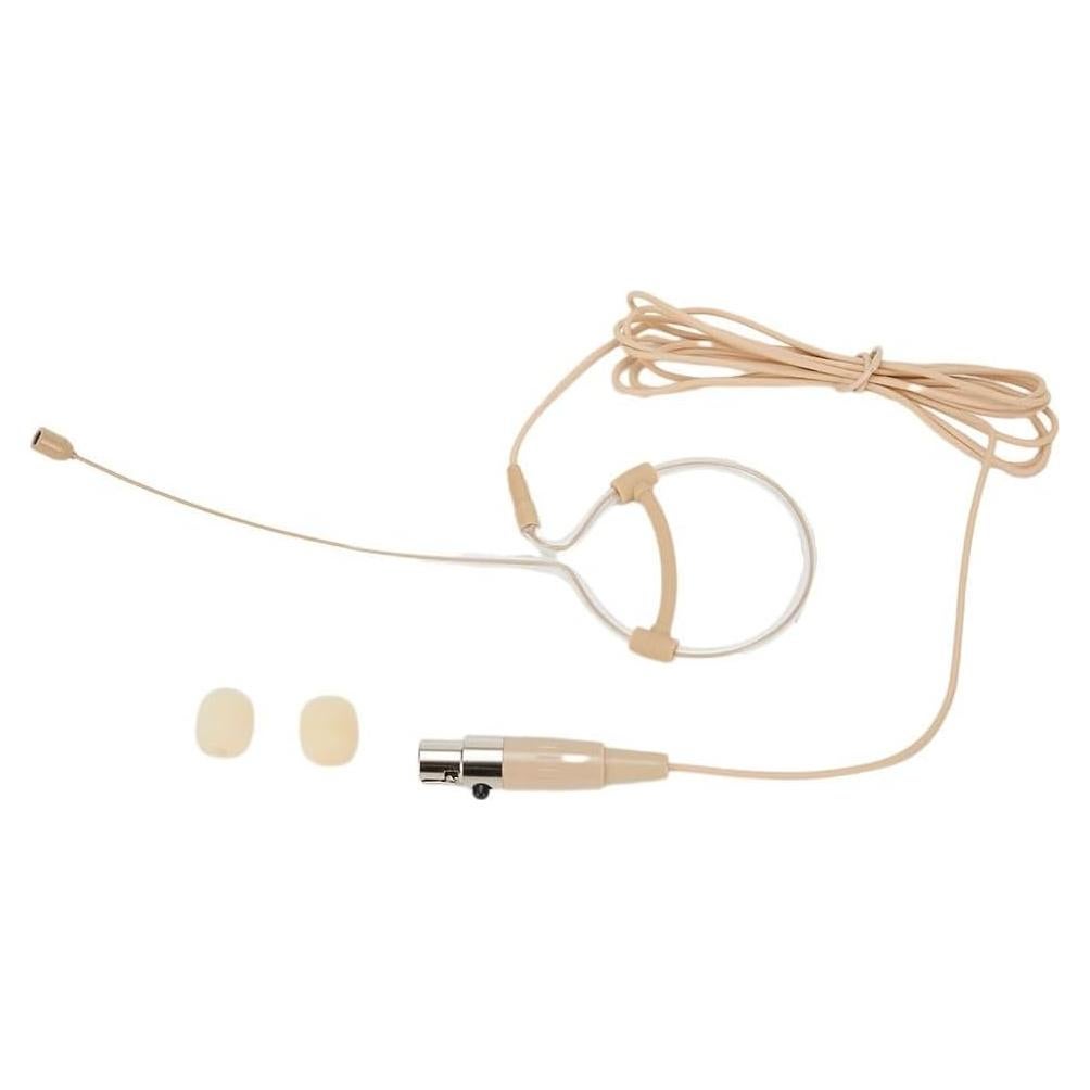 Micrófono de Diadema Beige con Conector 3.5mm y XLR