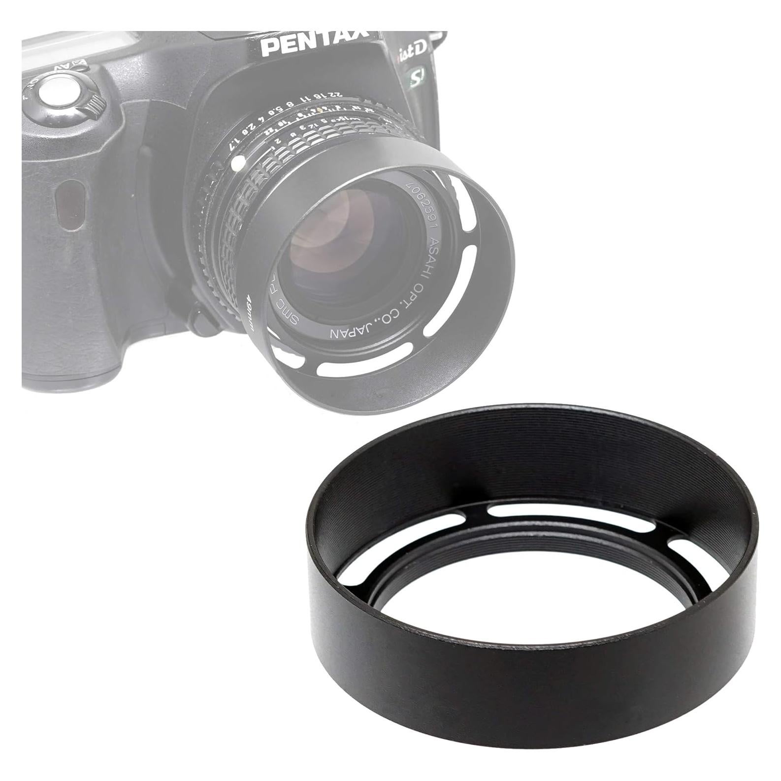 Capucha de lente metálica Fotasy 39mm para cámaras Fuji, Leica, Sony