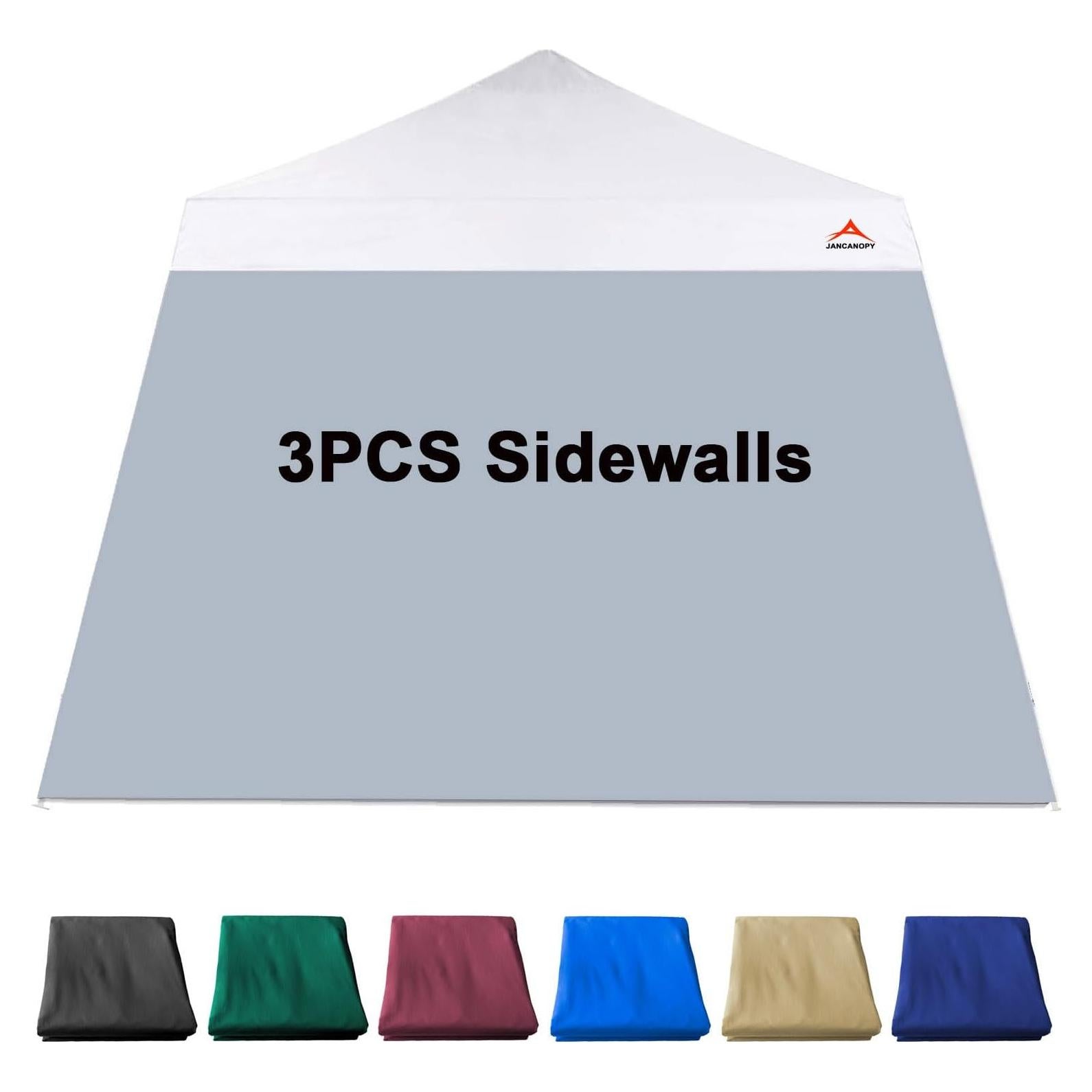 Paredes Laterales Grises JANCANOPY para Carpa 10x10 Pies