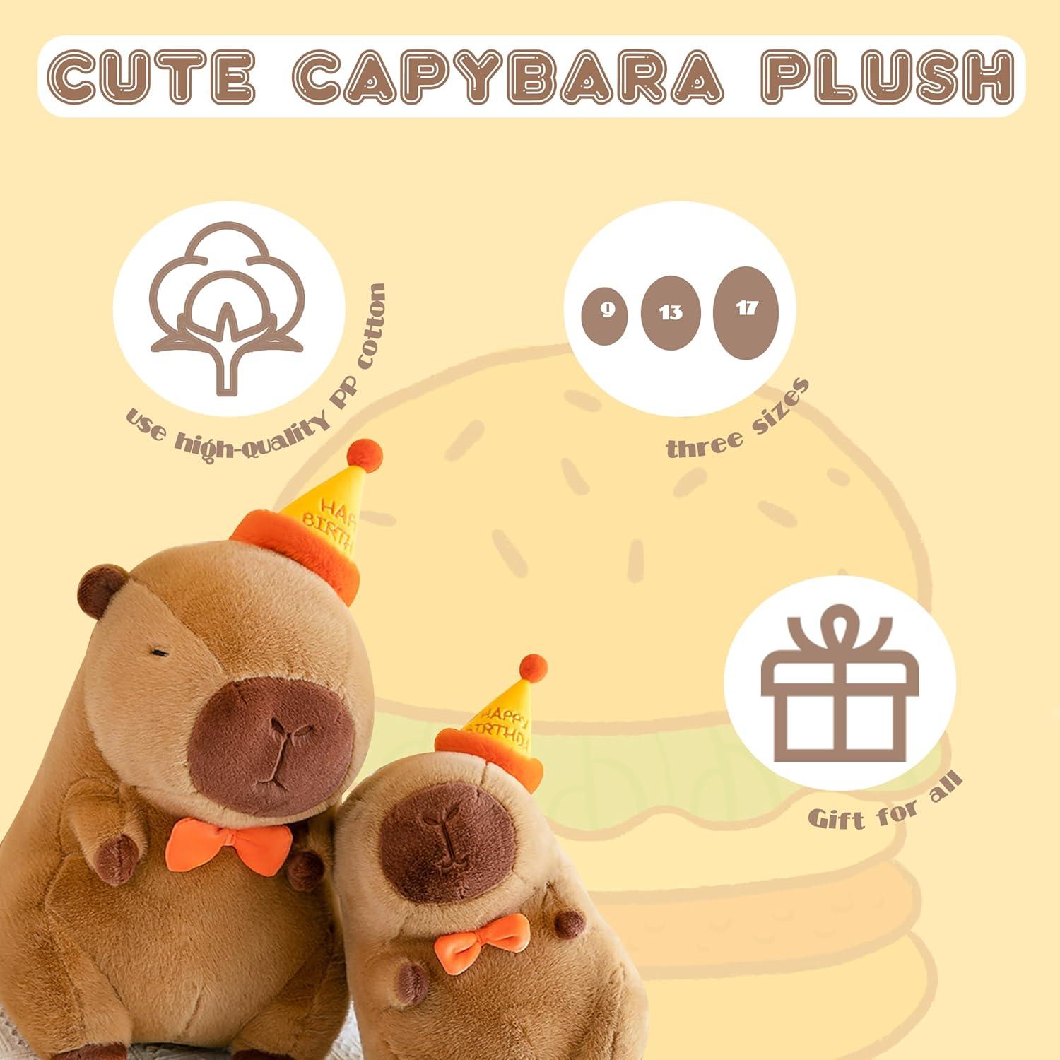 Juguete de Peluche Capibara TXDRRA 19.81 cm Suave y Adorable