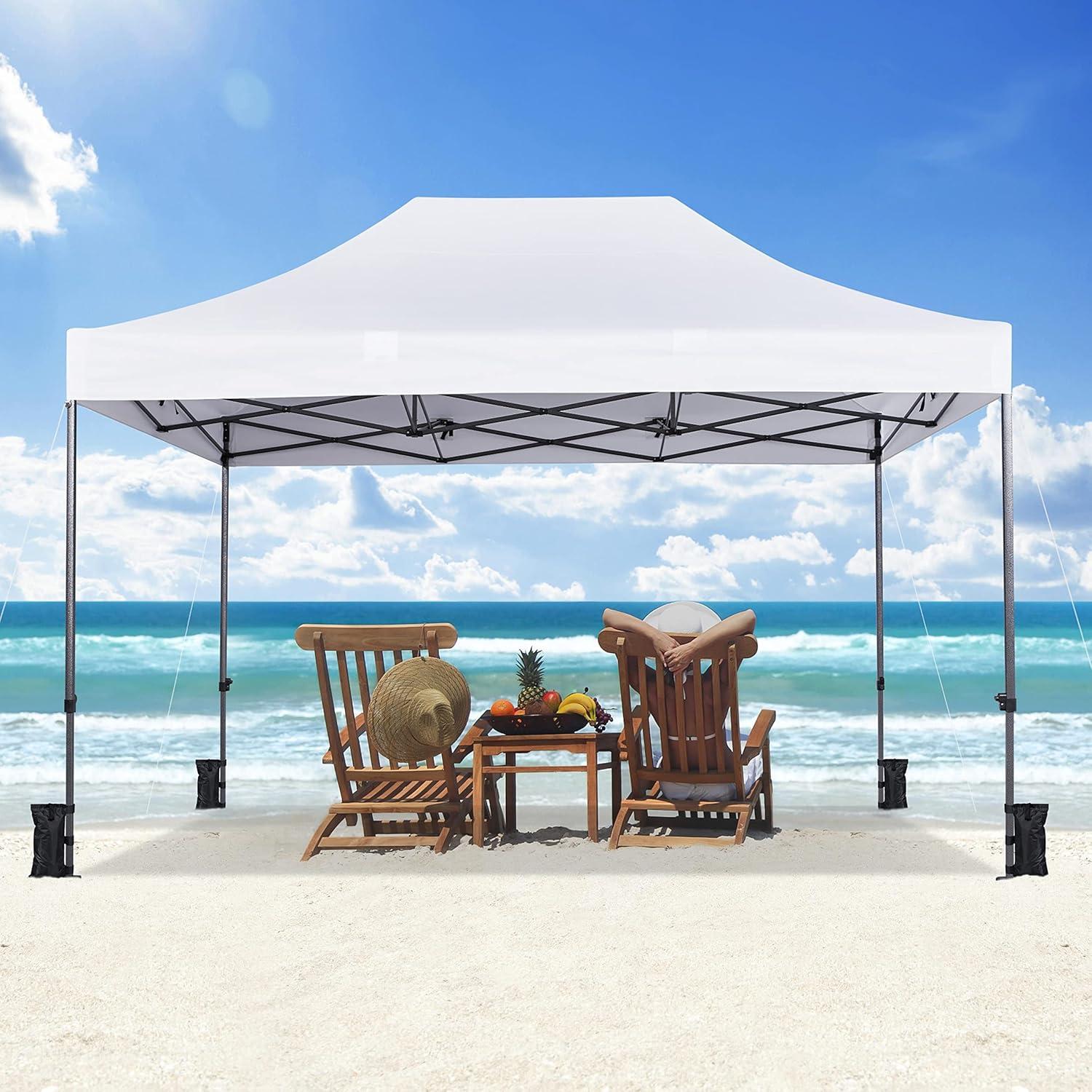 Carpa Plegable Topeakmart 3x4.5m Resistente al Agua para Exterior