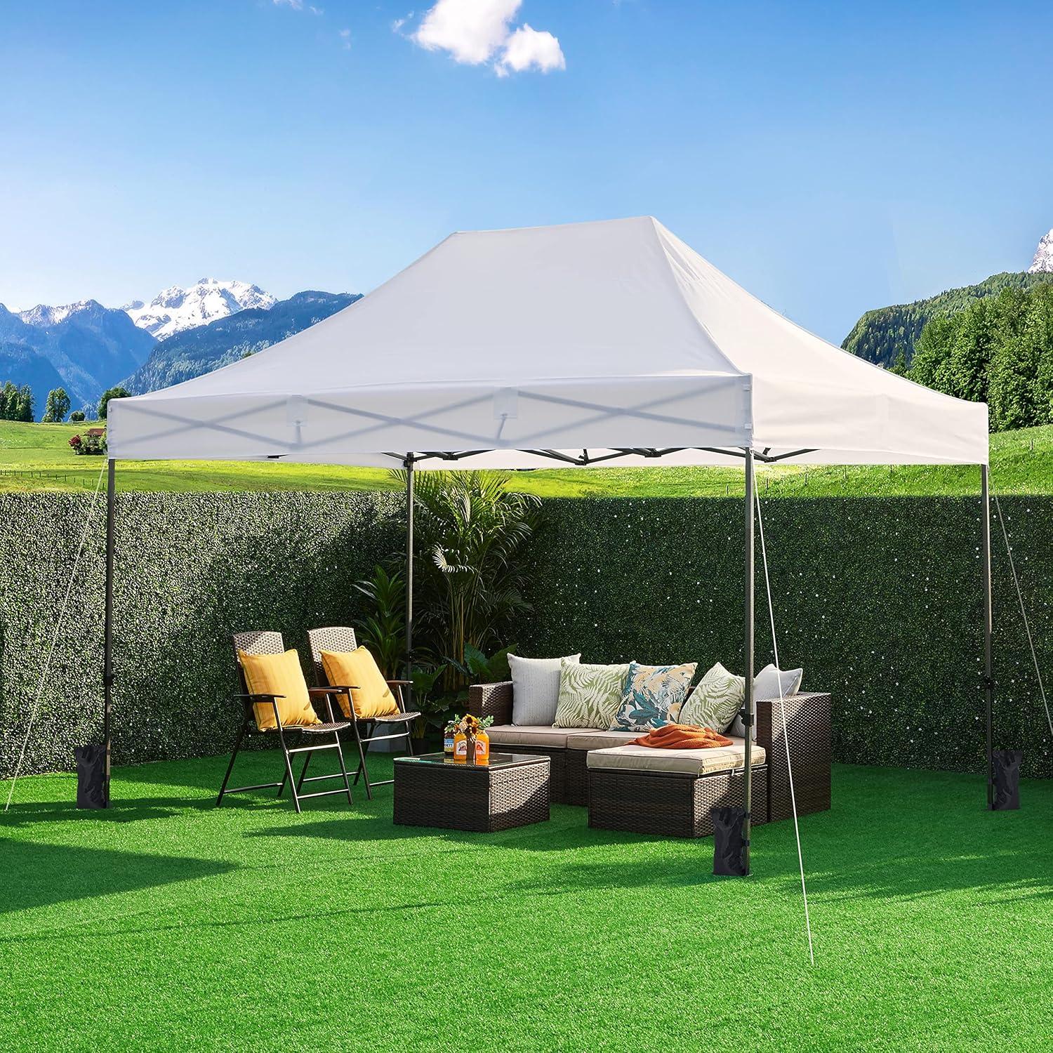 Carpa Plegable Topeakmart 3x4.5m Resistente al Agua para Exterior