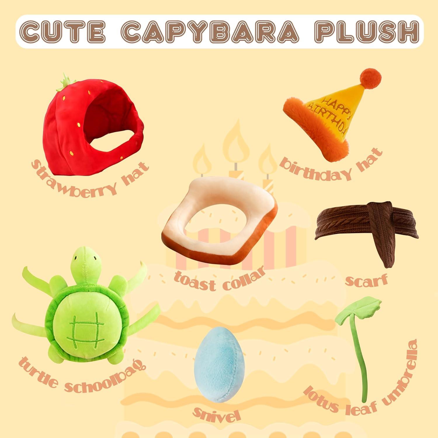 Juguete de Peluche Capibara TXDRRA Tostada 19.8 cm Suave