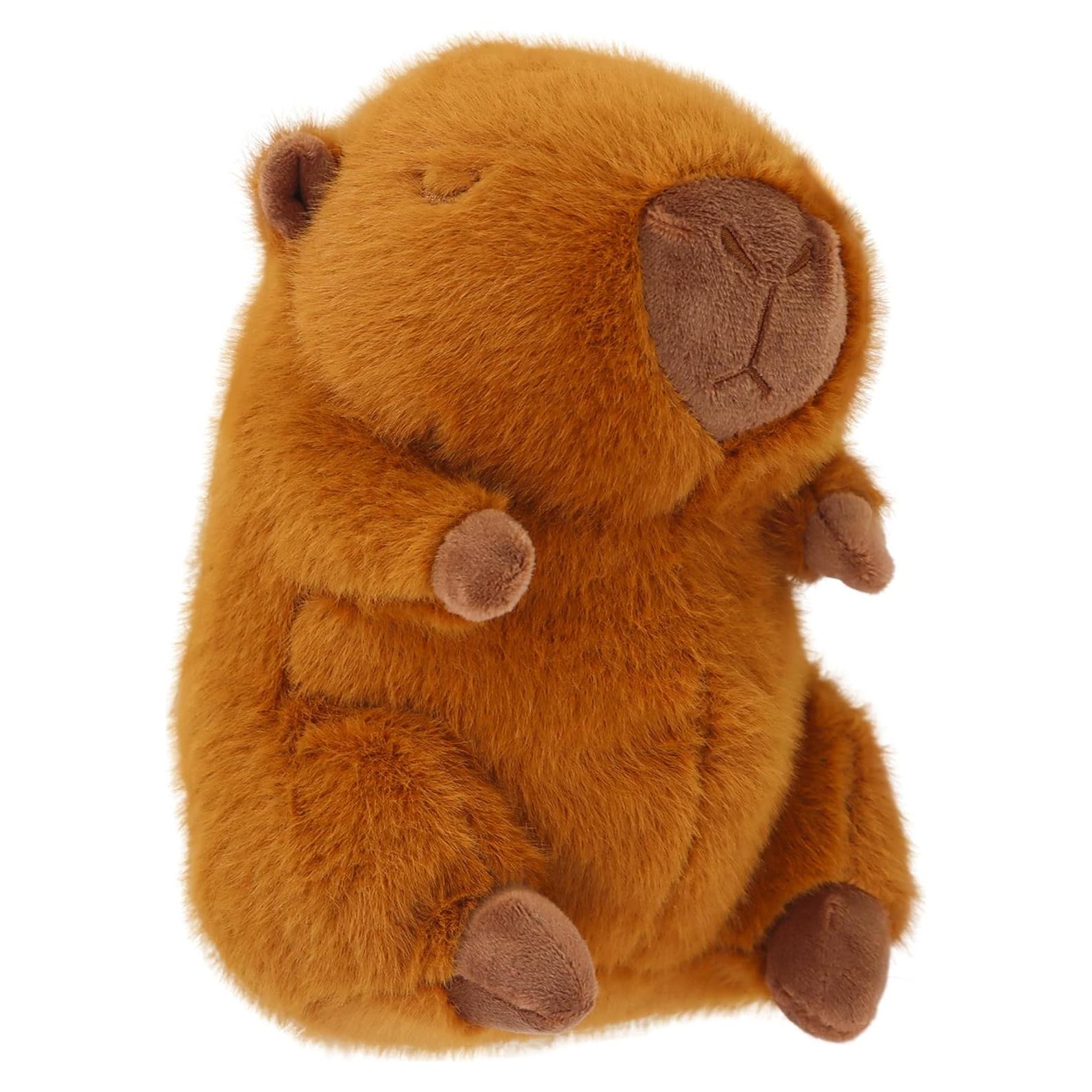 Juguete de Peluche TXDRRA Capibara Marrón 19.8 cm