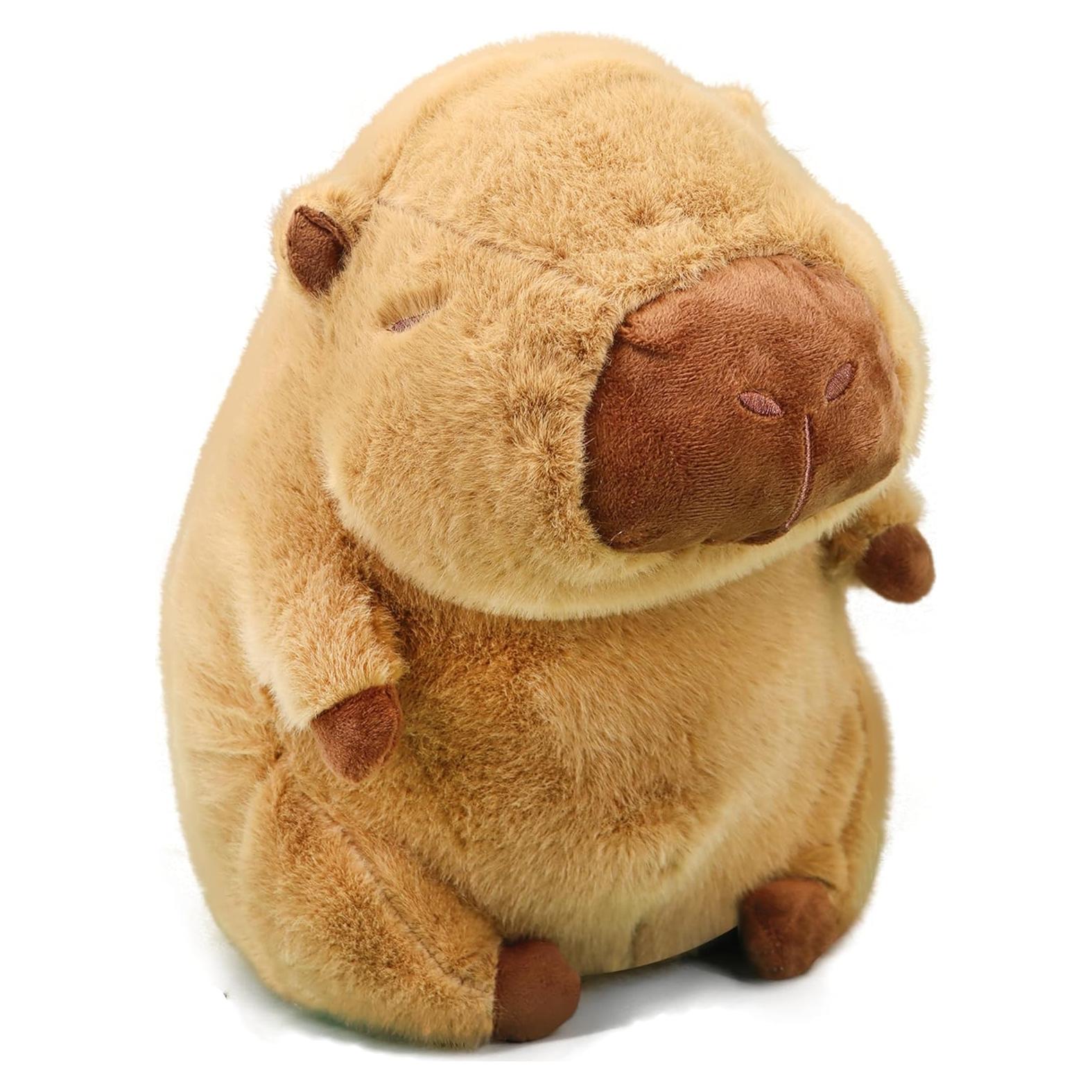 Peluche Capibara TXDRRA Marrón Suave 30 cm Regalo Niños