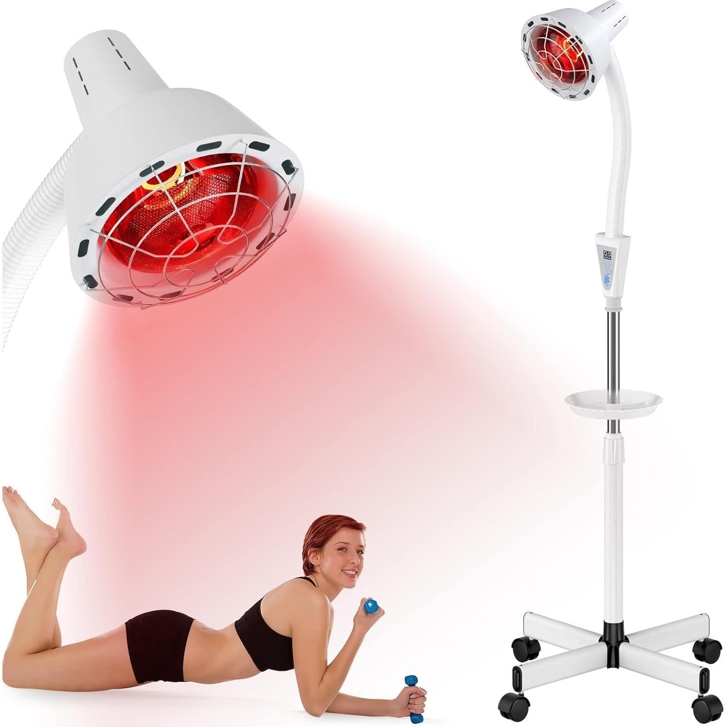 Lámpara Infrarroja Hoakya 275W Ajustable para Terapia