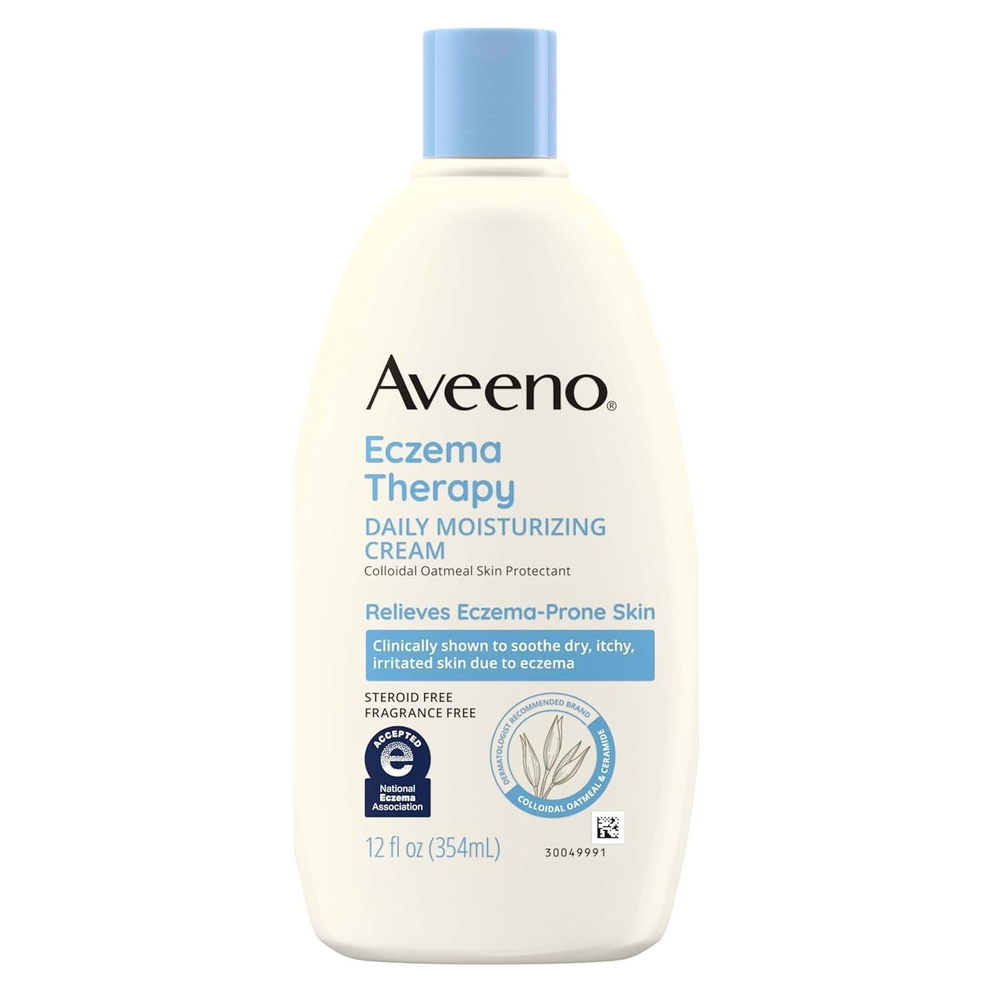 Crema Hidratante Diaria Aveeno 355 ml para Eczema Piel Sensible