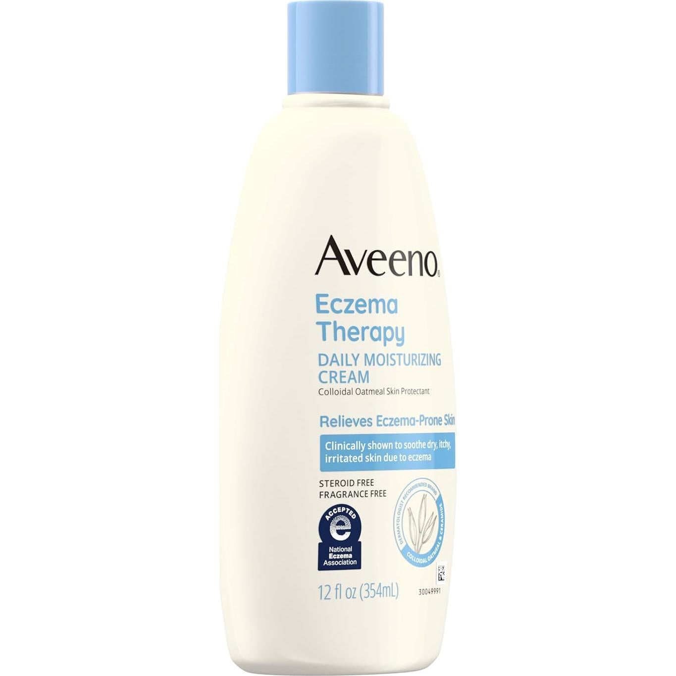 Crema Hidratante Diaria Aveeno 355 ml para Eczema Piel Sensible