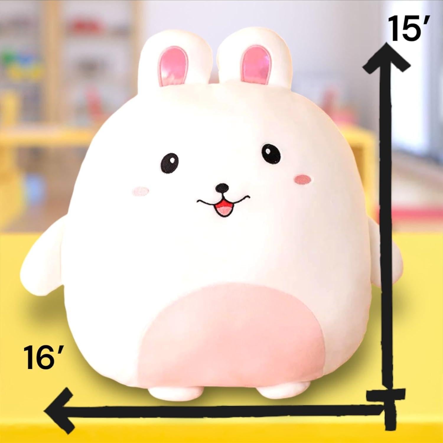 Peluche Conejo Suave 38 cm Almohada Regalo Niños