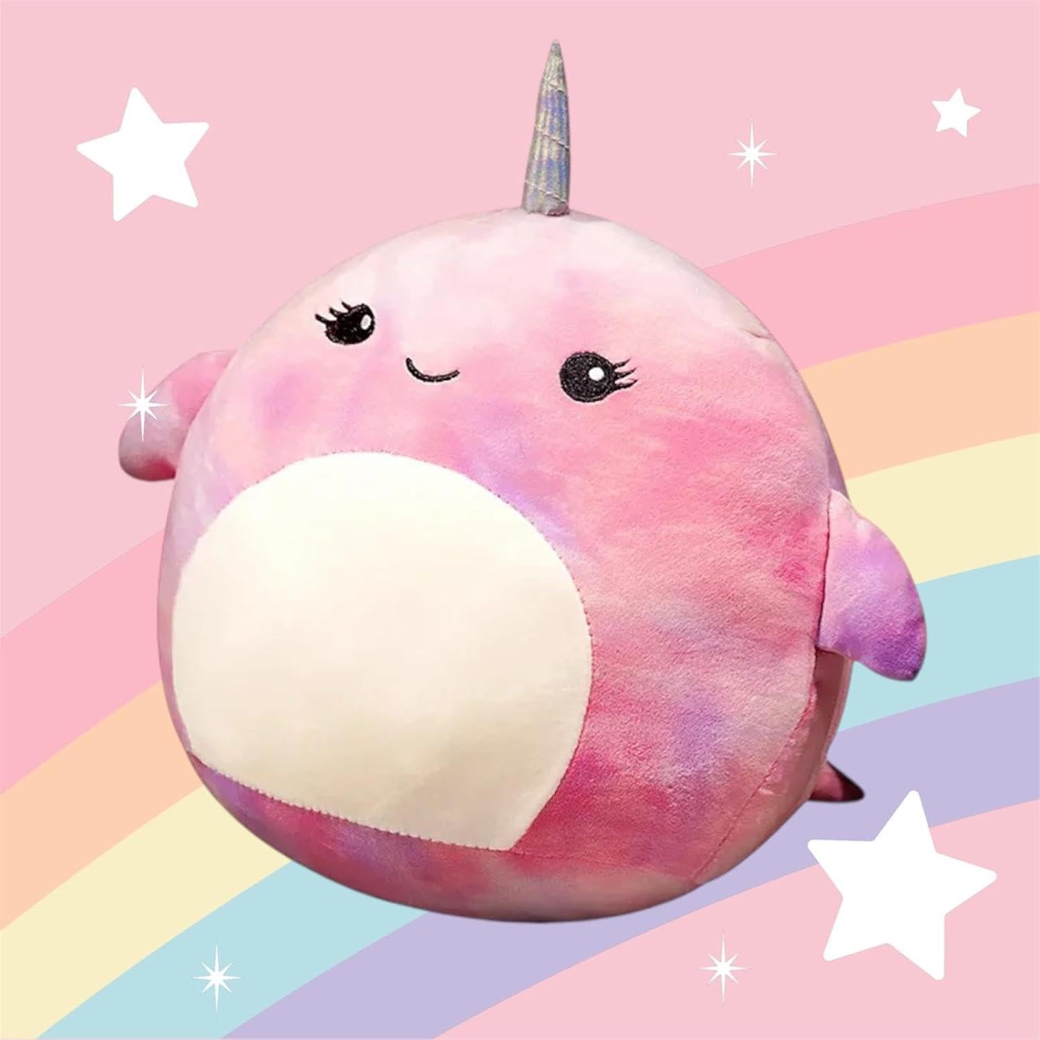 Peluche Unicornio Genérico 40 cm Suave y Colorido