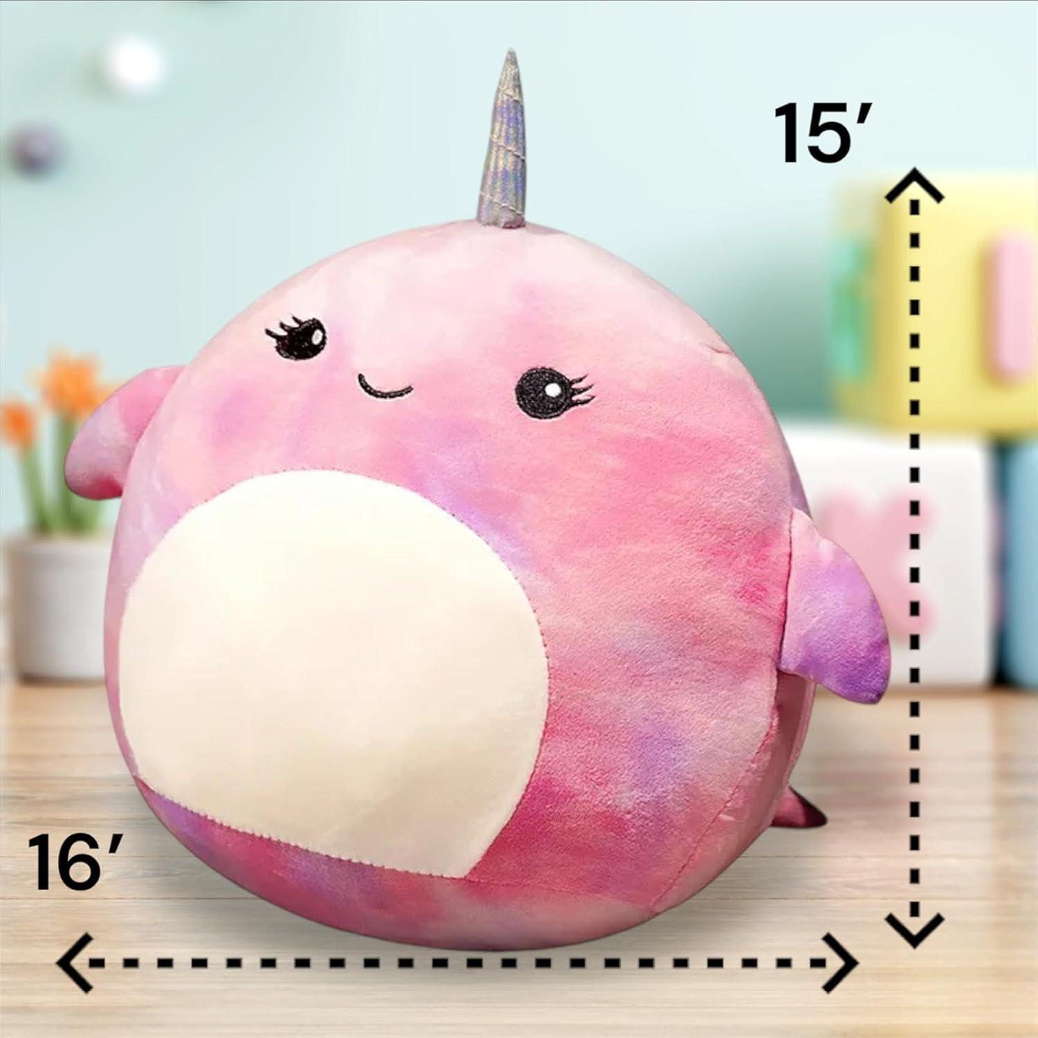 Peluche Unicornio Genérico 40 cm Suave y Colorido