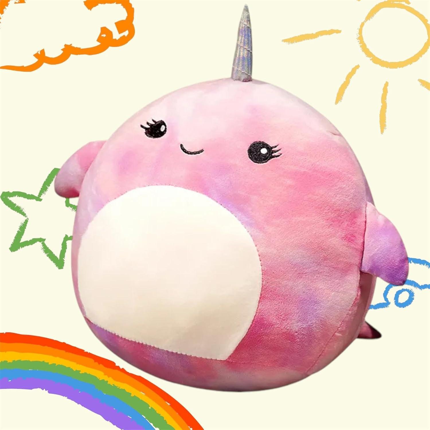 Peluche Unicornio Genérico 40 cm Suave y Colorido