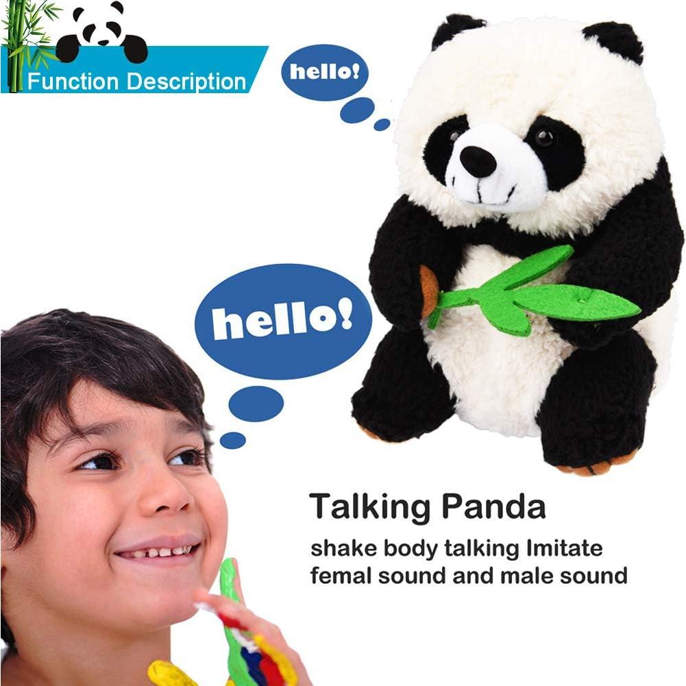 Panda Hablante Qwifyu Juguete de Peluche Interactivo