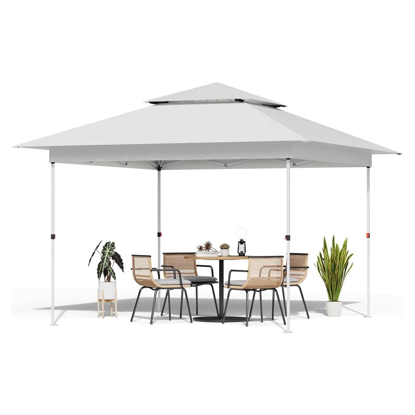 Carpa Plegable TLSUNNY 3.66m x 3.66m Blanca para Eventos