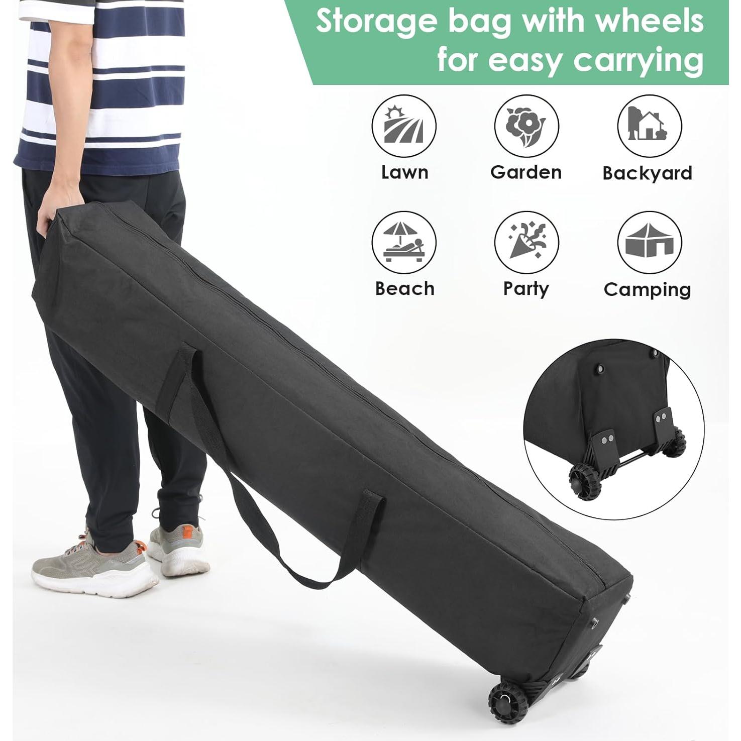 Carpa Plegable TLSUNNY 3.66m x 3.66m Blanca para Eventos