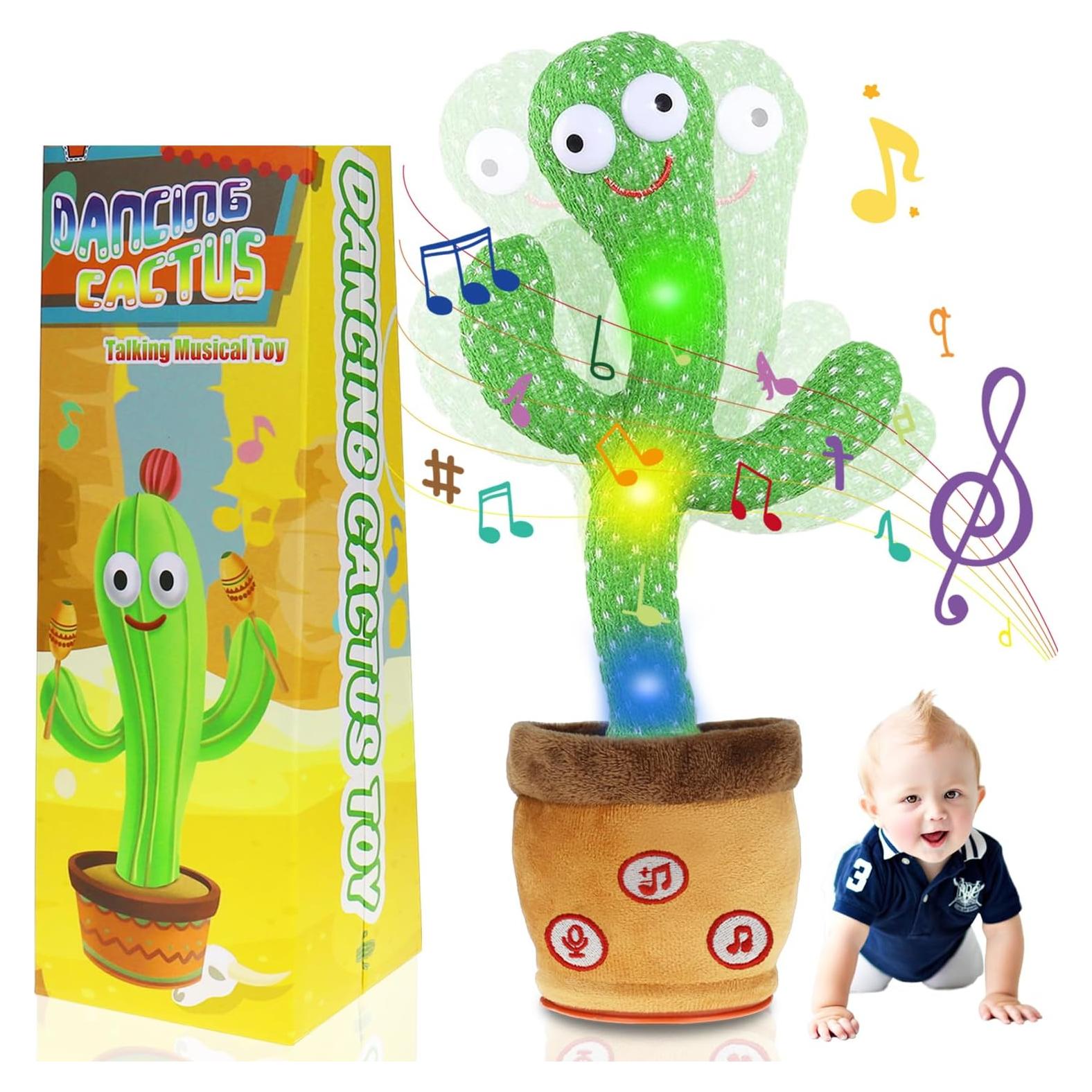 Cactus Bailarín Qwifyu Juguete Hablador con 120 Canciones