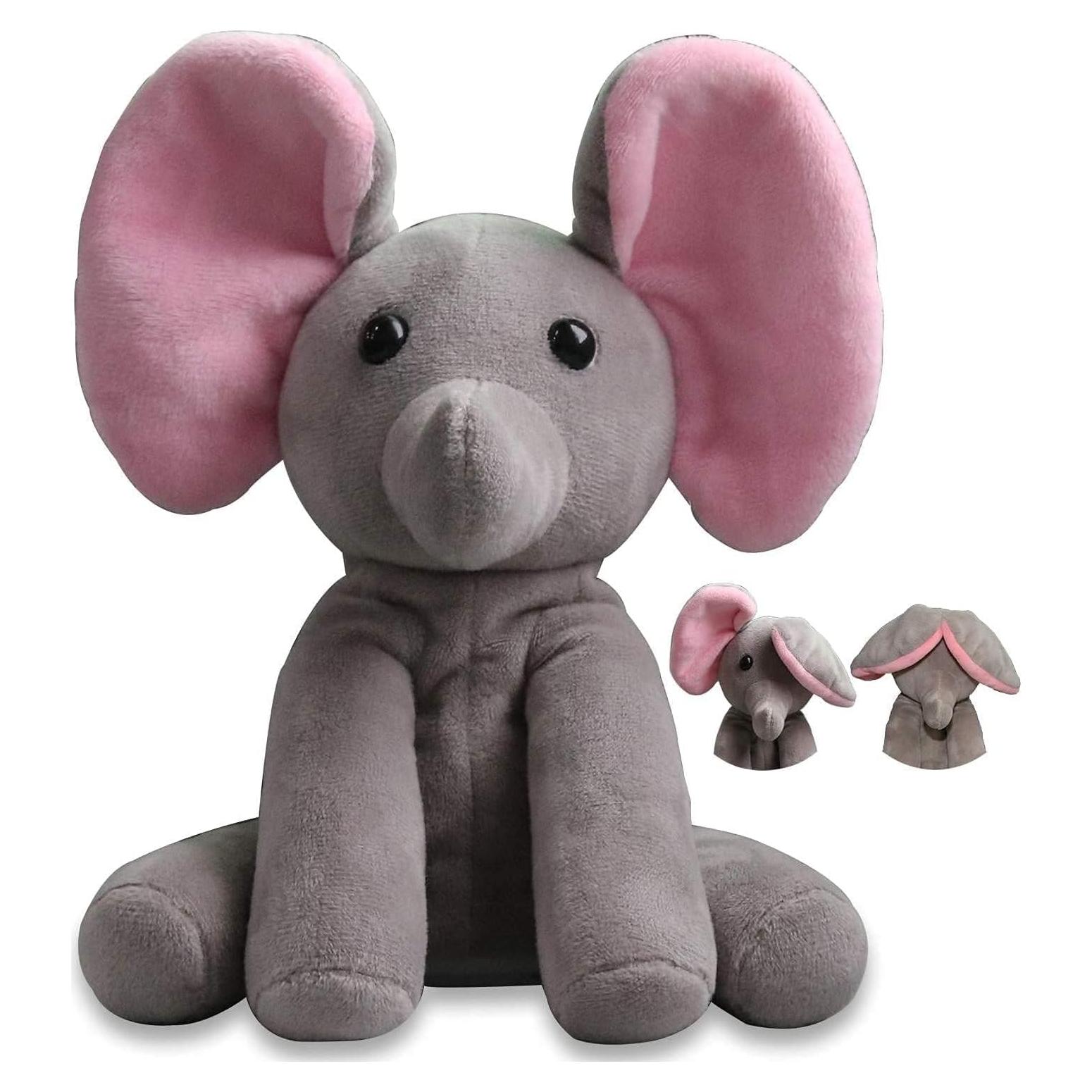 Elefante Hablante Qwifyu Juguete Interactivo Gris Rojo