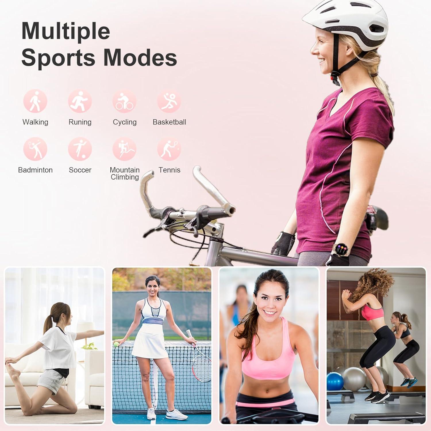 Reloj Inteligente Niolina Oro Rosa 1.19" AMOLED IP68