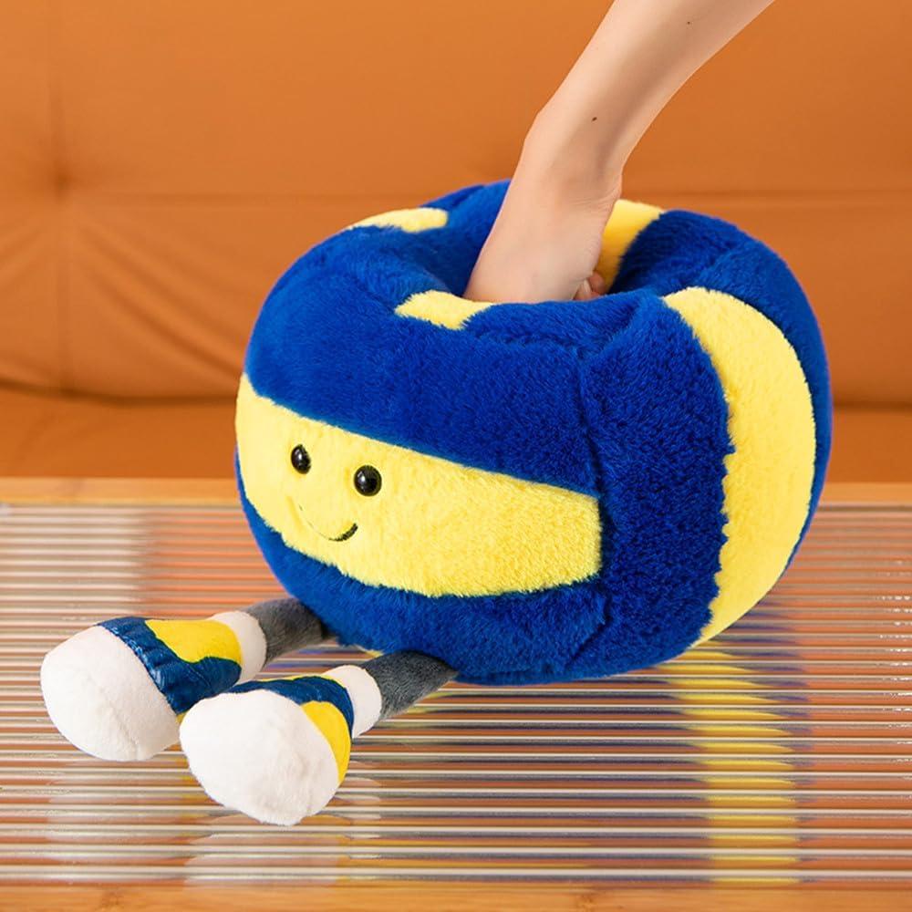 Cojín de Peluche Fútbol XIYUAN 27.9 cm Suave Decorativo