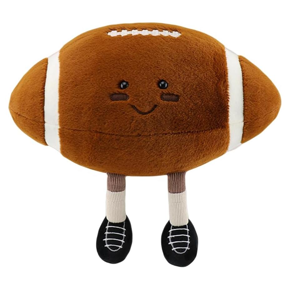 Cojín de Peluche Fútbol XIYUAN 28x8x18 cm Suave y Divertido